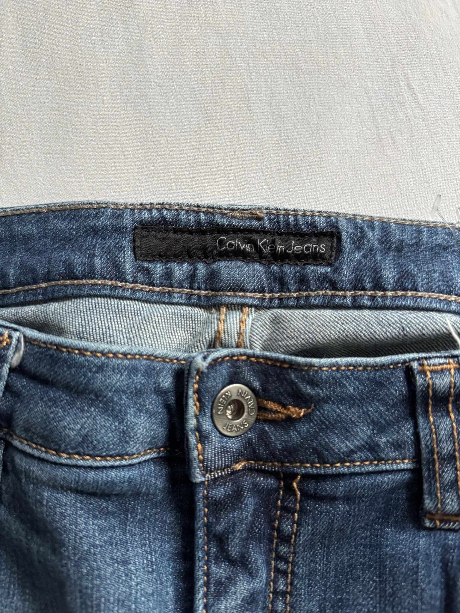 👖 Jeans Calvin Klein Y2K pentru femei – Bootcut – US 8 / EU 38 - anbracaminte