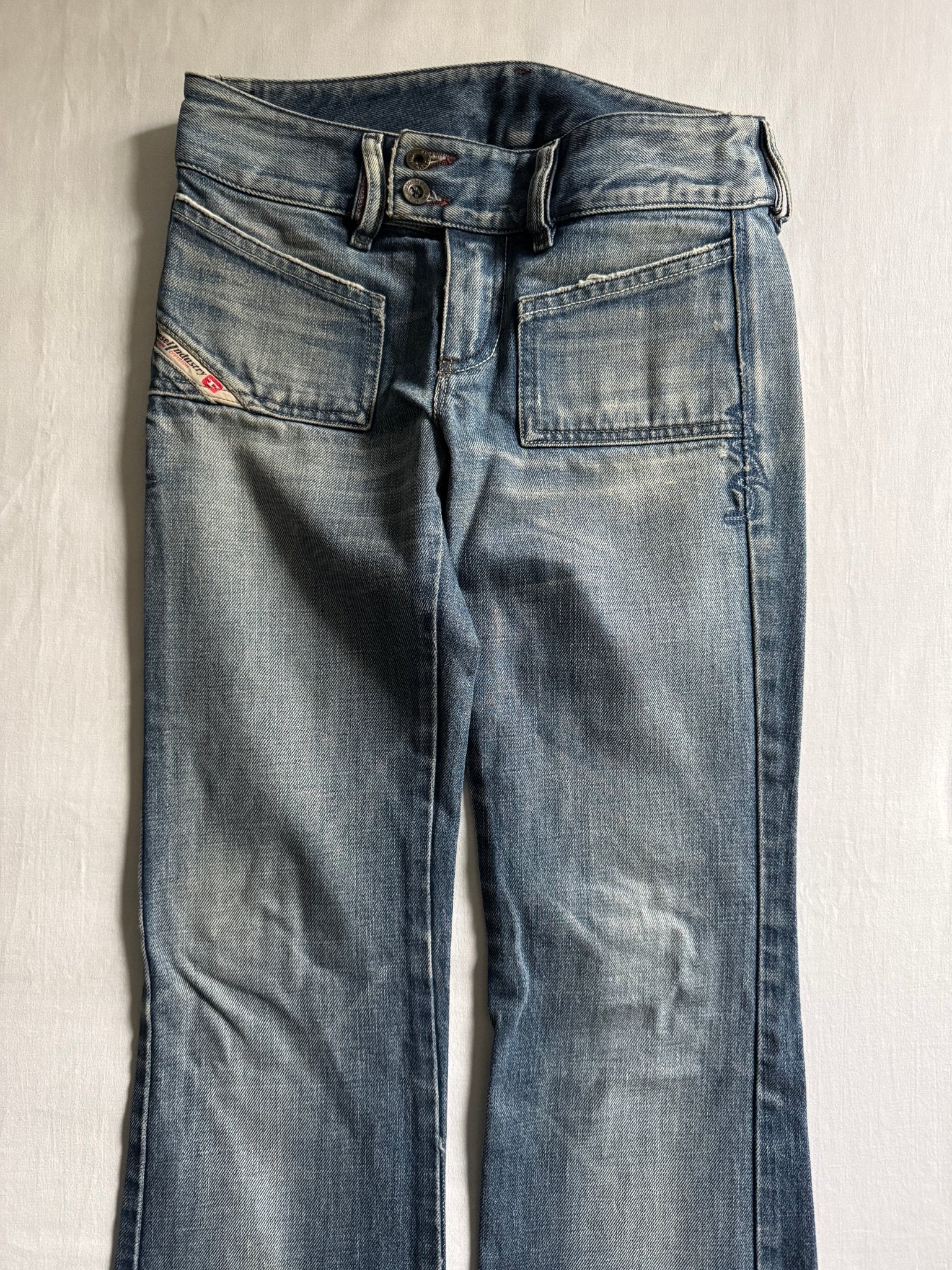 👖⛽️ Jeans Diesel „Hush” – Y2K – Bootcut – W24 - anbracaminte