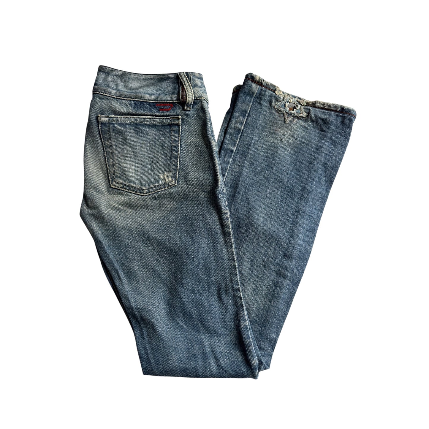 👖⛽️ Jeans Diesel „Hush” – Y2K – Bootcut – W24 - anbracaminte