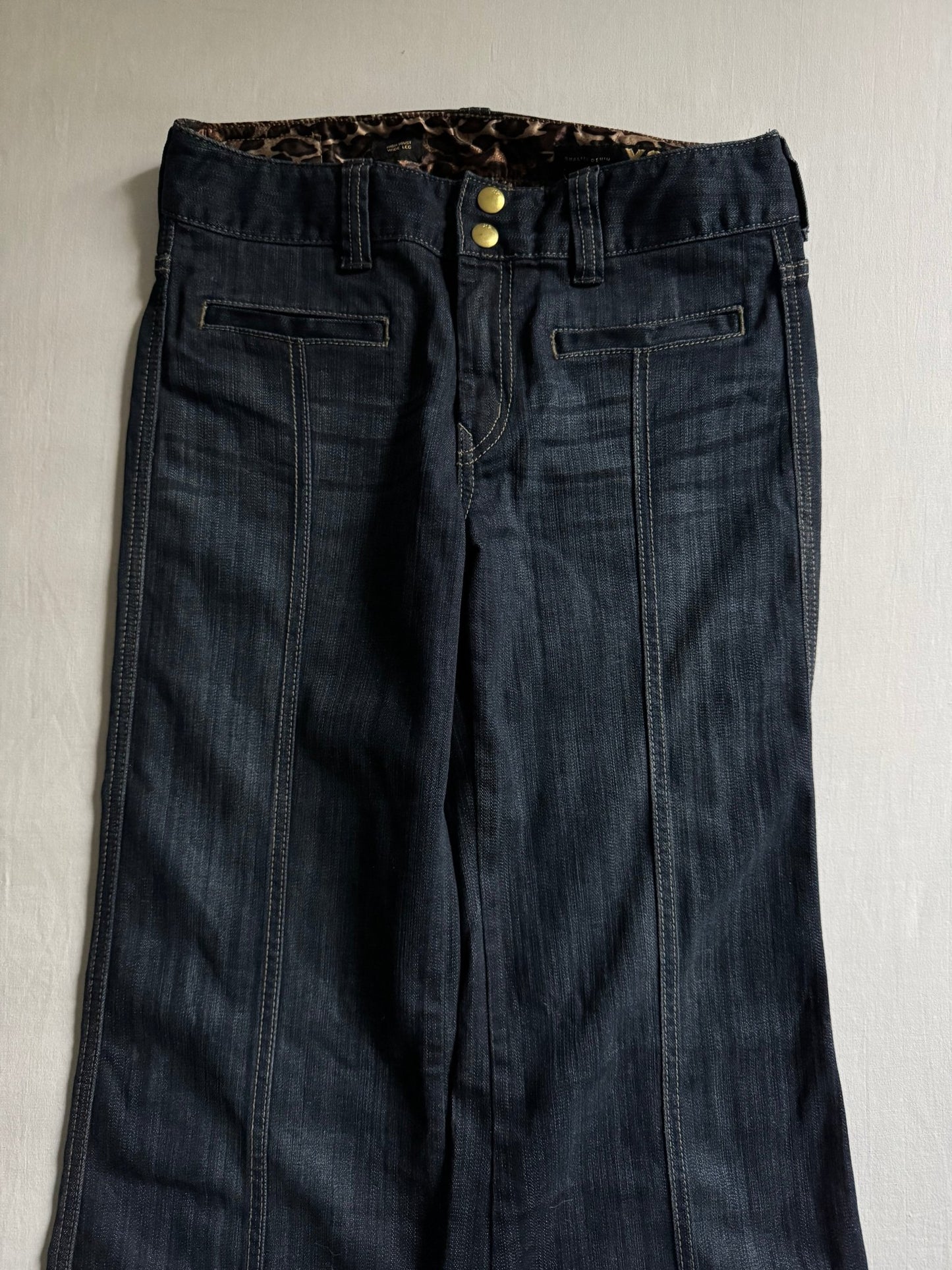 👖 Jeans Evazați X2 Dark Denim – Y2K - anbracaminte