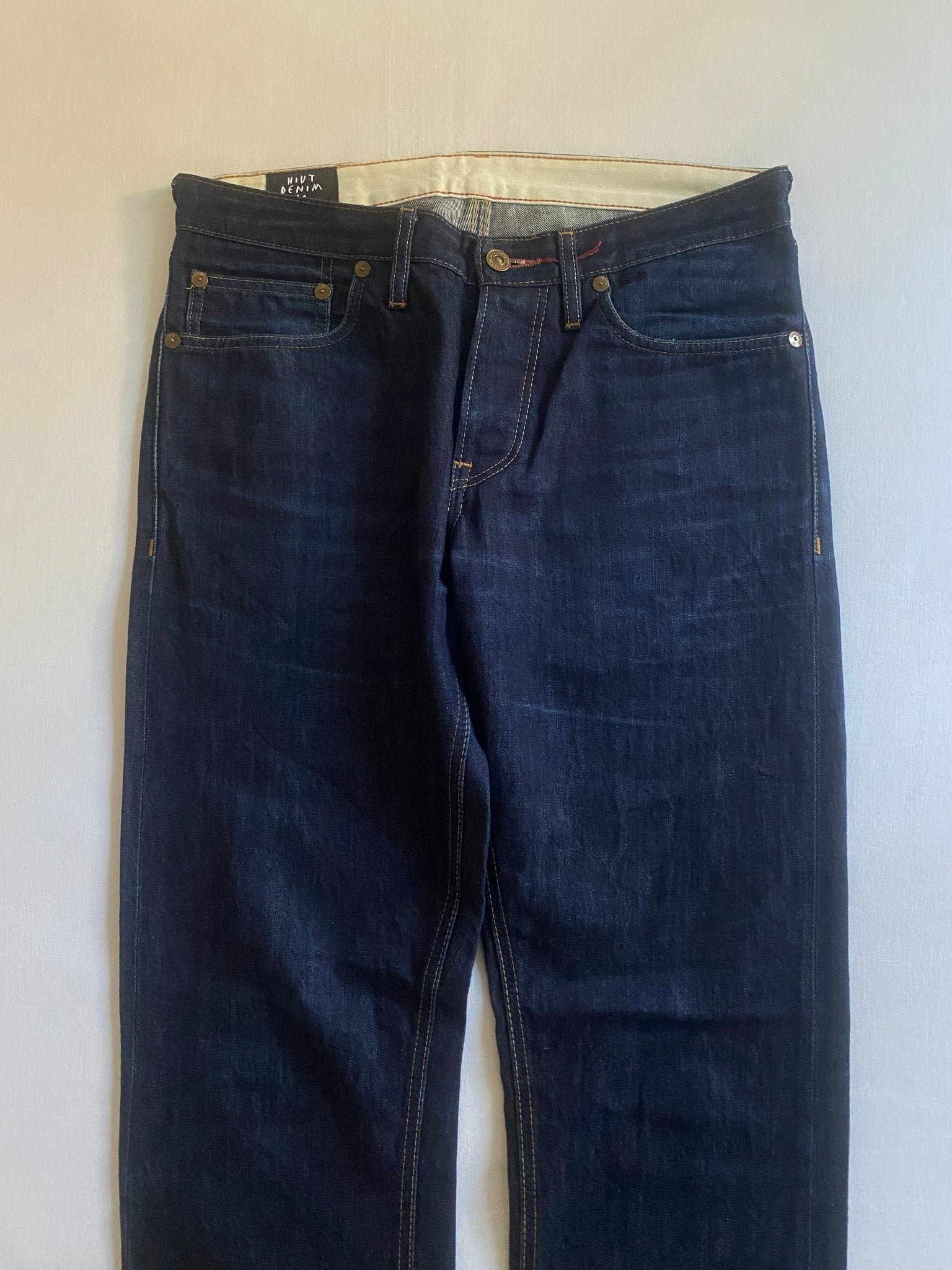 Jeans Hiut Denim Co – Hackr Model – Japanese Selvedge – Slim Fit – W31 L32 - anbracaminte