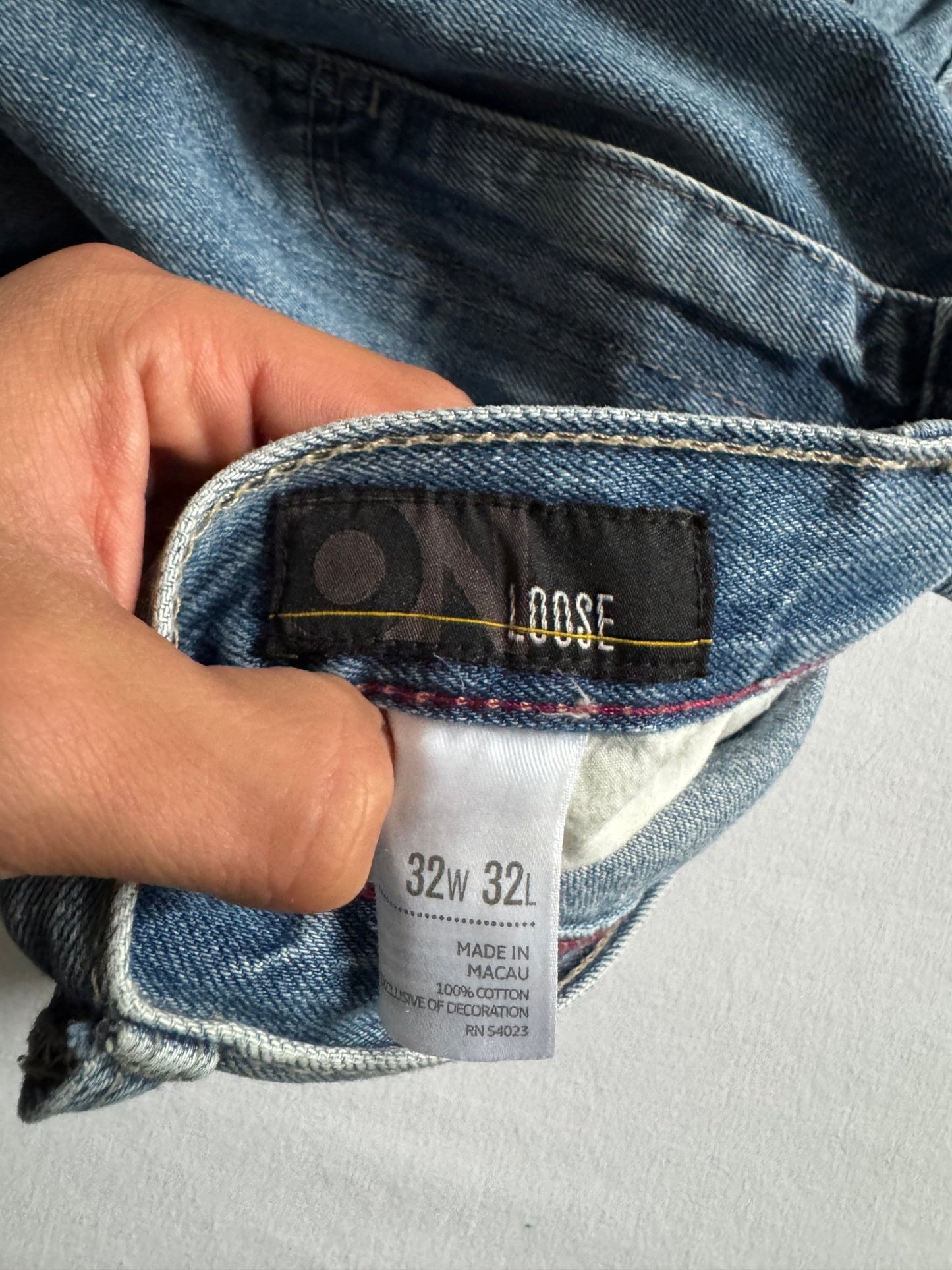 👖 Jeans Old Navy Light Wash – Y2K – Loose Fit - W32 x L32 - anbracaminte