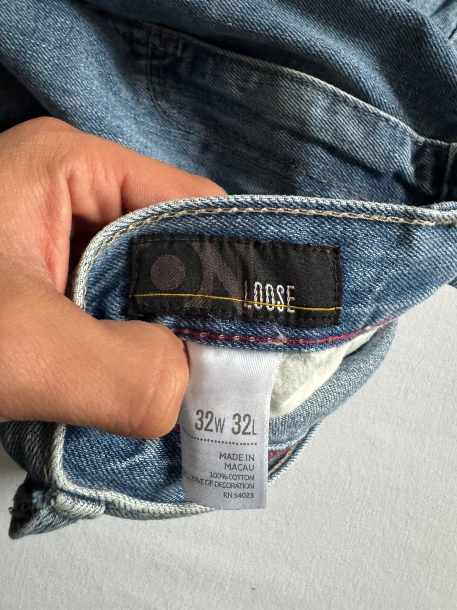 👖 Jeans Old Navy Light Wash – Y2K – Loose Fit - W32 x L32 - anbracaminte