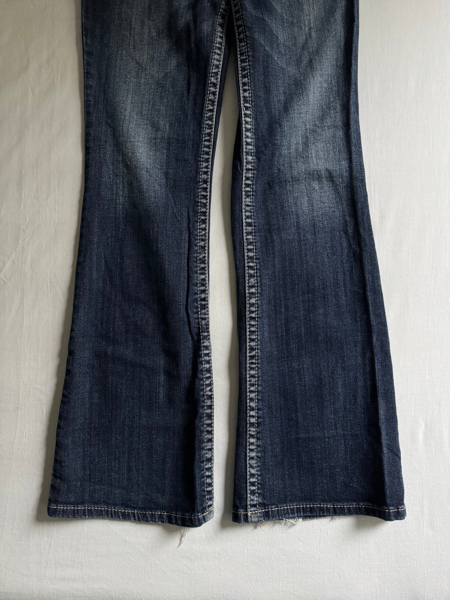 👖 Jeans Silver Y2K pentru femei – Bootcut – W29 / L34 – EU 38 - anbracaminte