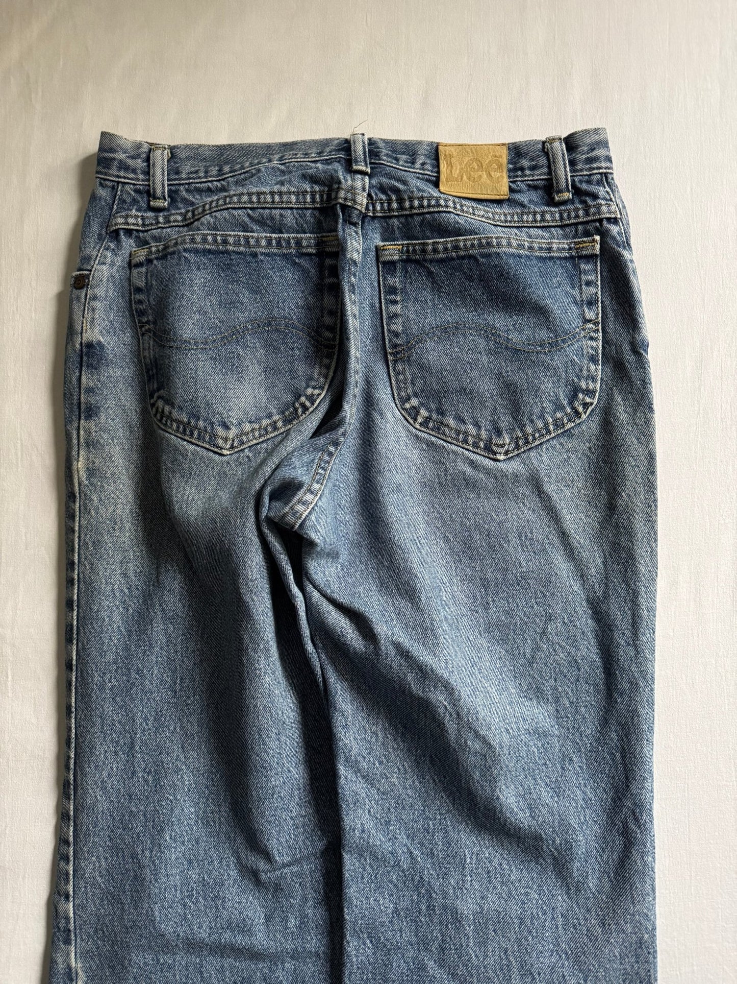 🇺🇸 Jeans Vintage Lee „Mud Wash” – Made in USA - W31 / W32 - anbracaminte