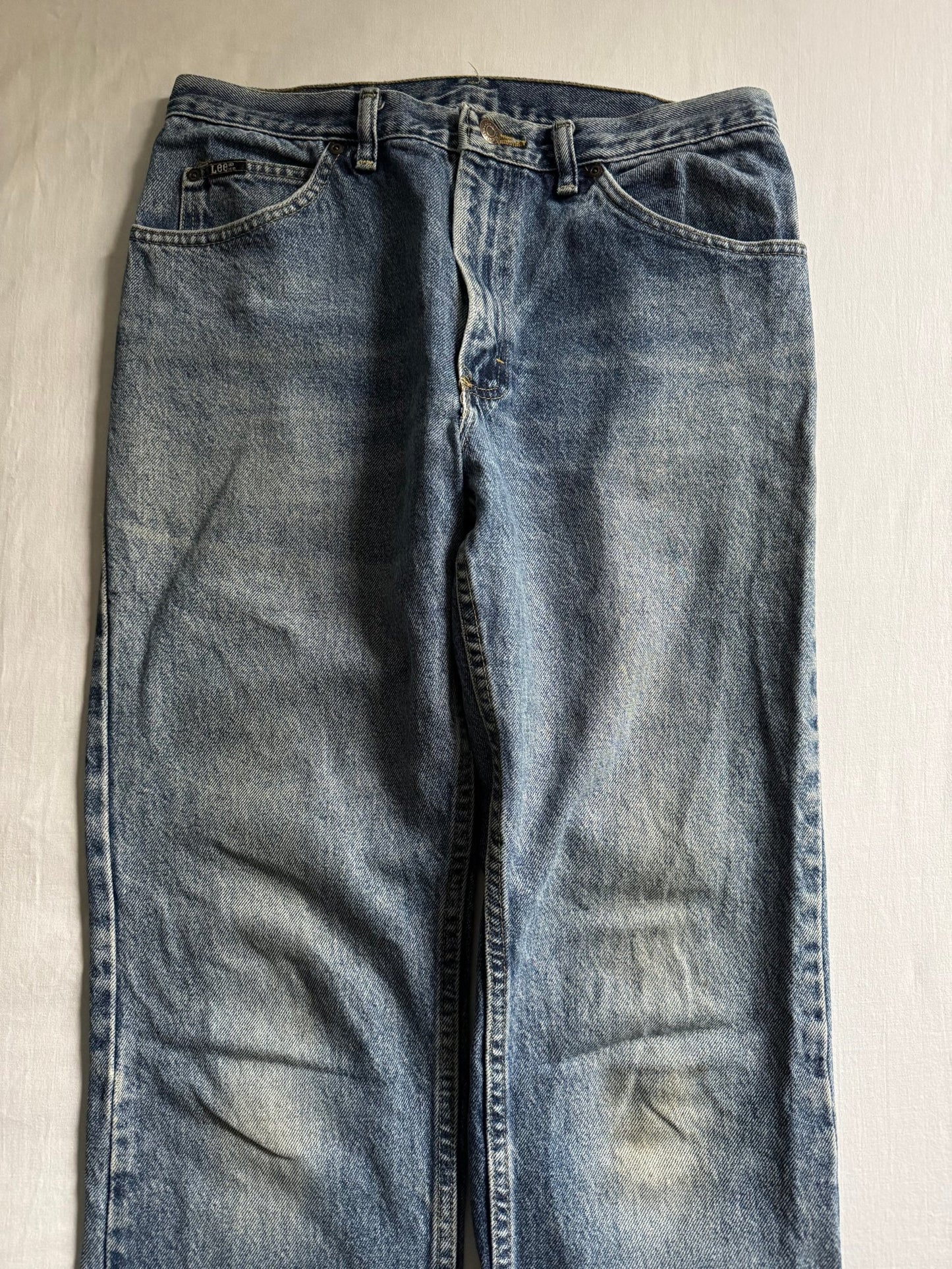 🇺🇸 Jeans Vintage Lee „Mud Wash” – Made in USA - W31 / W32 - anbracaminte