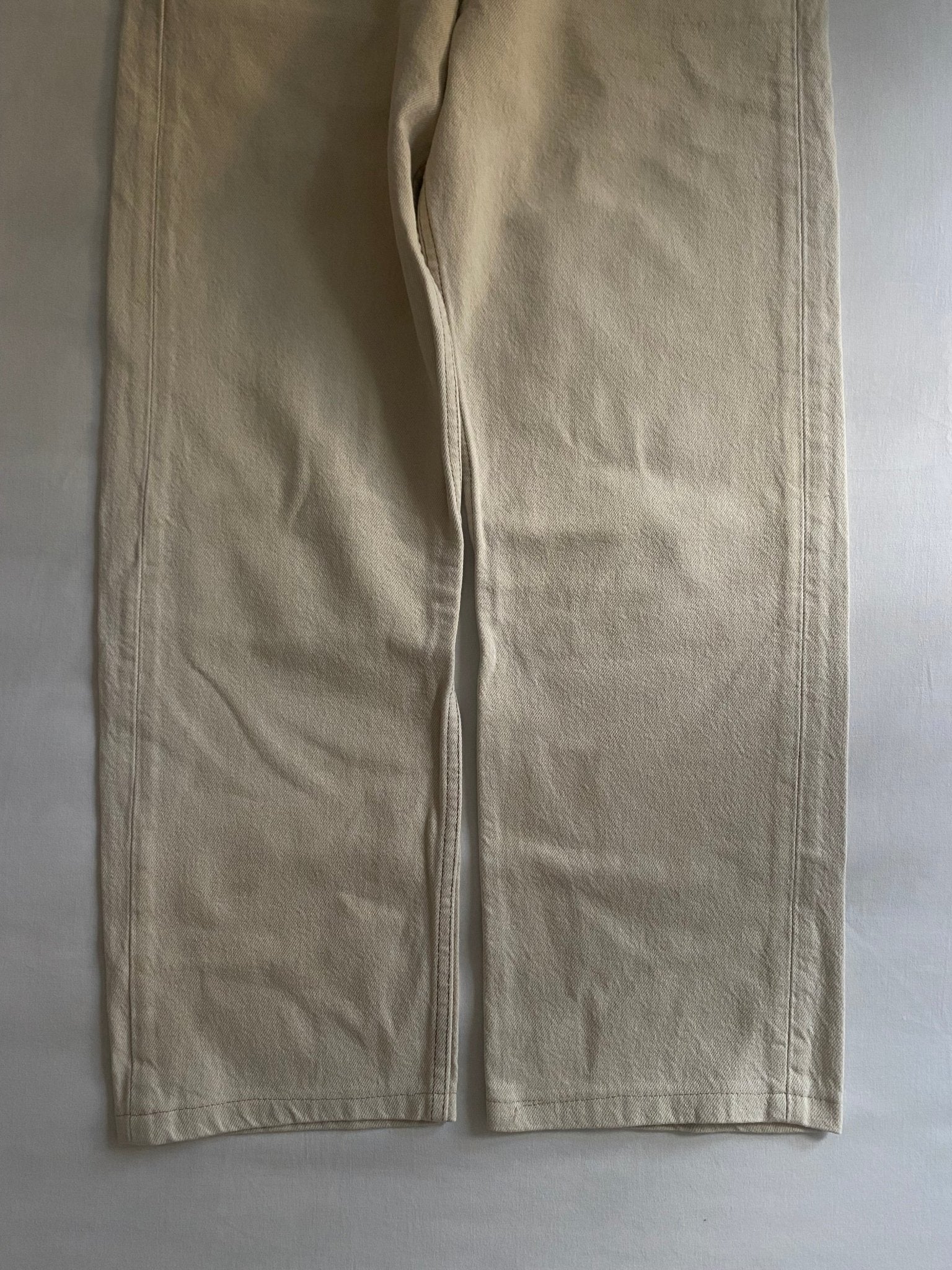 Jeans Vintage Levi’s 501 – Washed Cream – 1997 – Made in USA – W36 L30 - anbracaminte