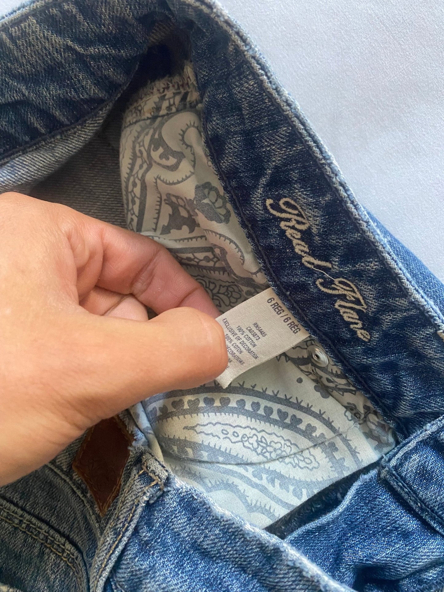 Jeans Y2K American Eagle – Flared – Mărime US 6 (EU 36 - 38) - anbracaminte