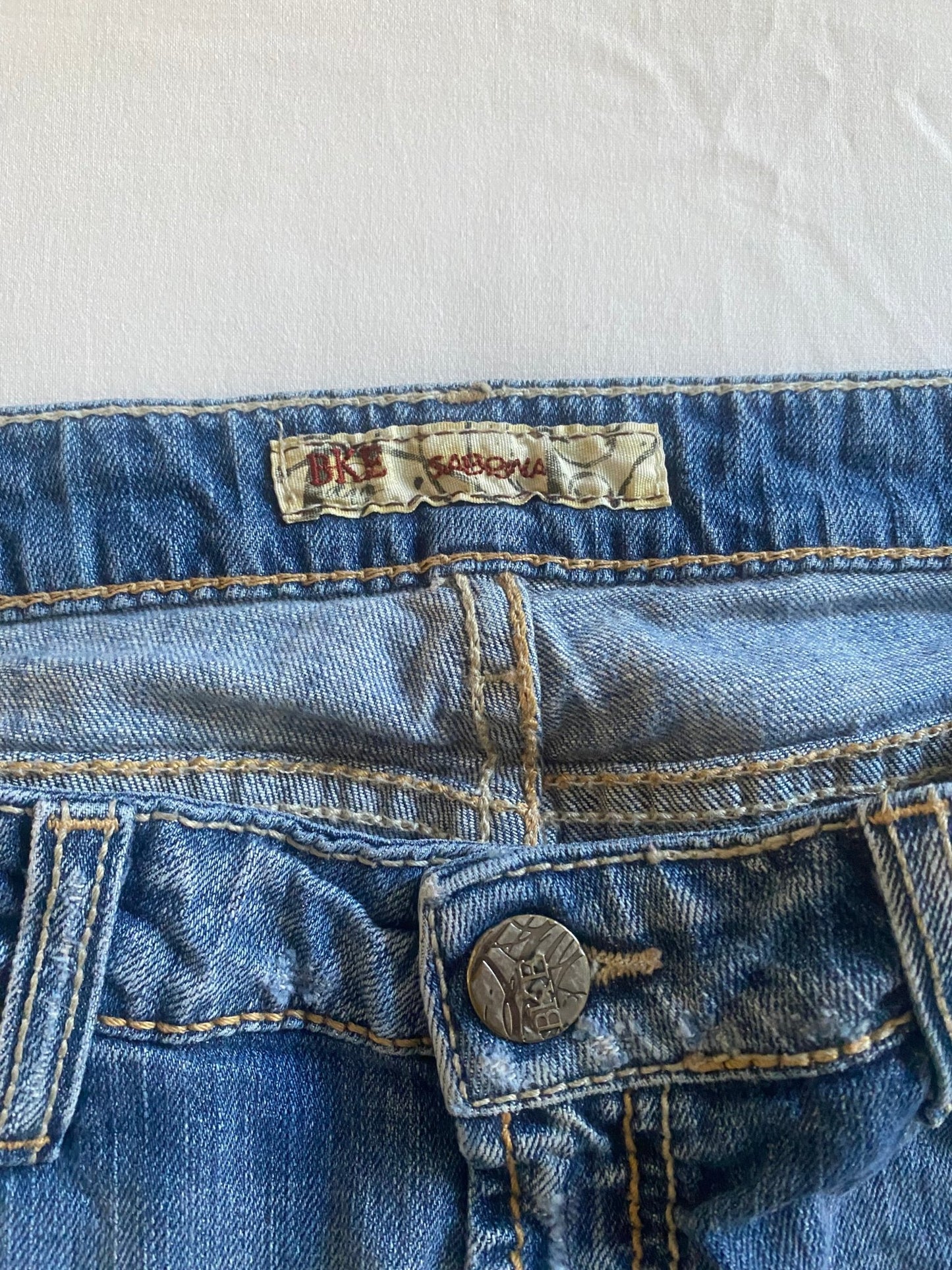 👖 Jeans Y2K BKE Denim – Flared – Made in Mexico – W29 L35.5 (≈ EU 38) - anbracaminte