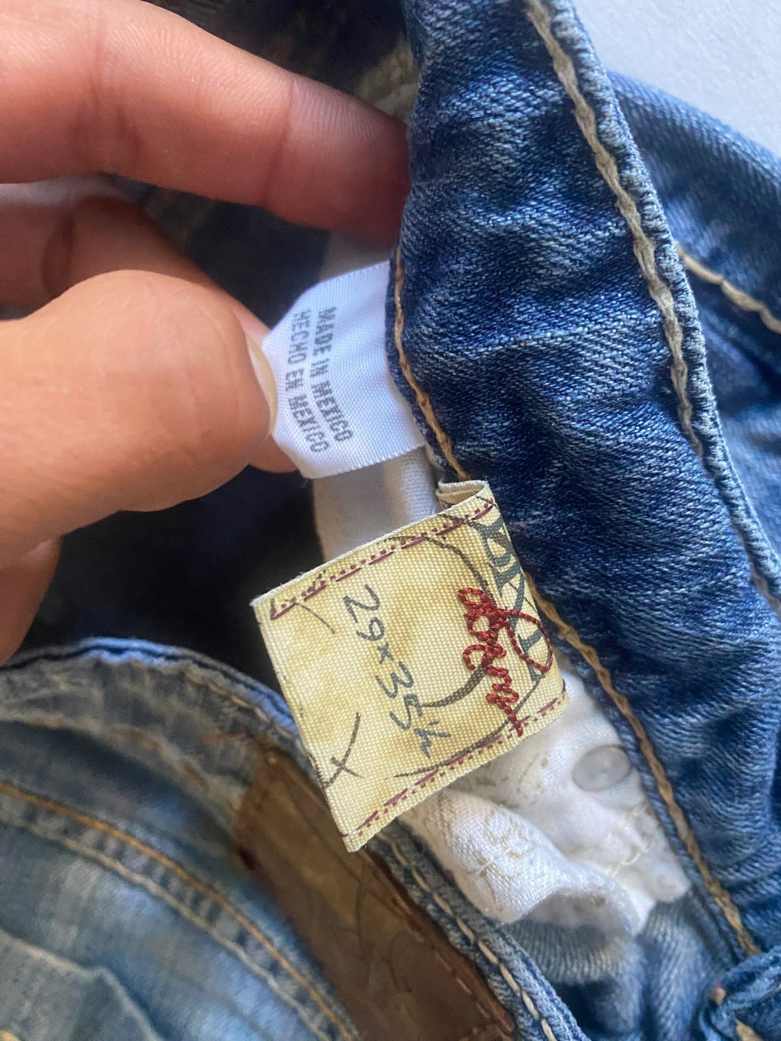 👖 Jeans Y2K BKE Denim – Flared – Made in Mexico – W29 L35.5 (≈ EU 38) - anbracaminte