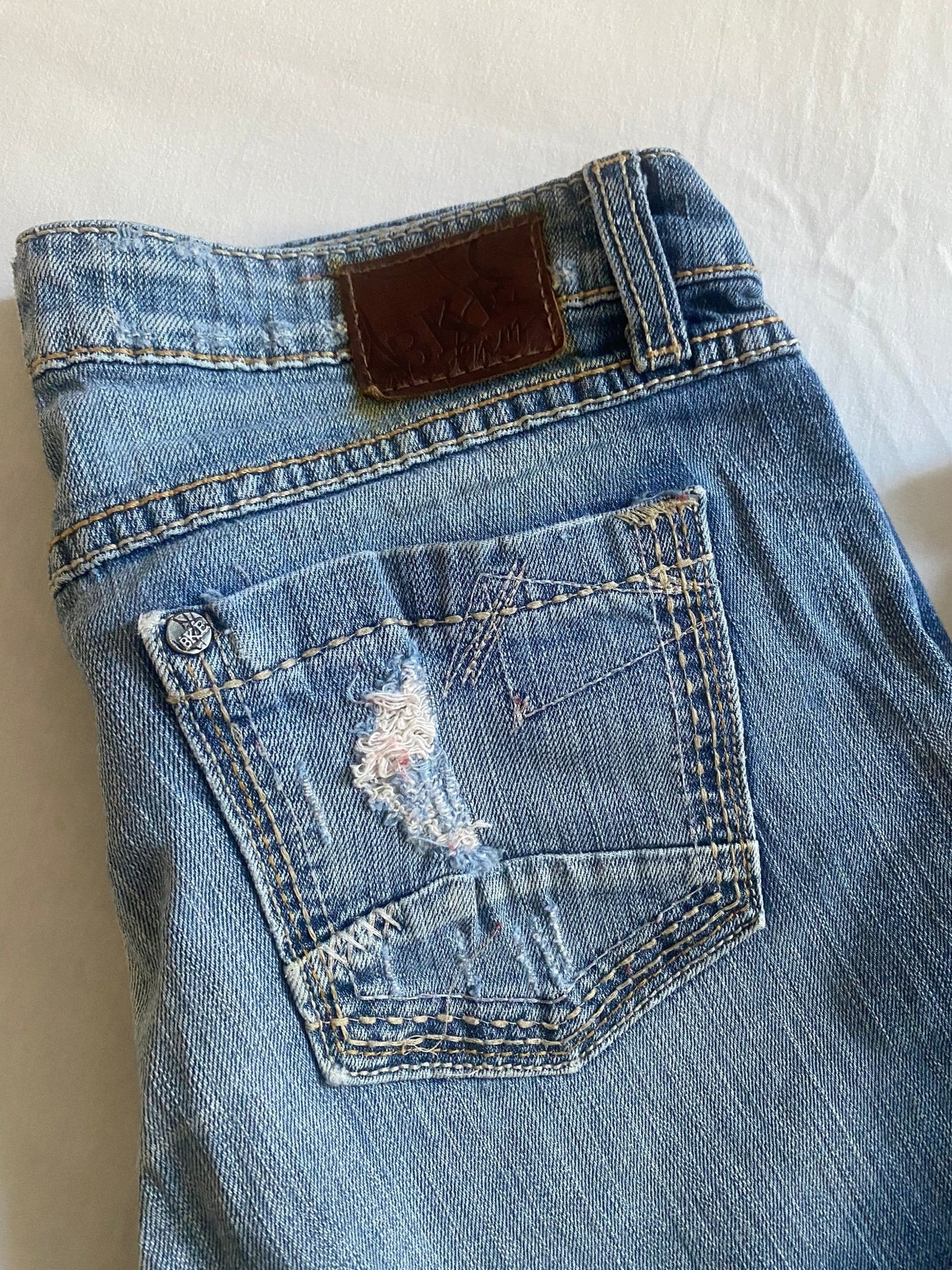 👖 Jeans Y2K BKE Denim – Flared – Made in Mexico – W29 L35.5 (≈ EU 38) - anbracaminte