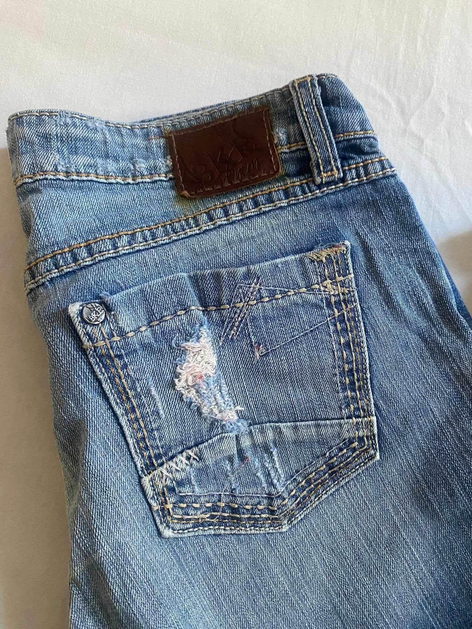 👖 Jeans Y2K BKE Denim – Flared – Made in Mexico – W29 L35.5 (≈ EU 38) - anbracaminte