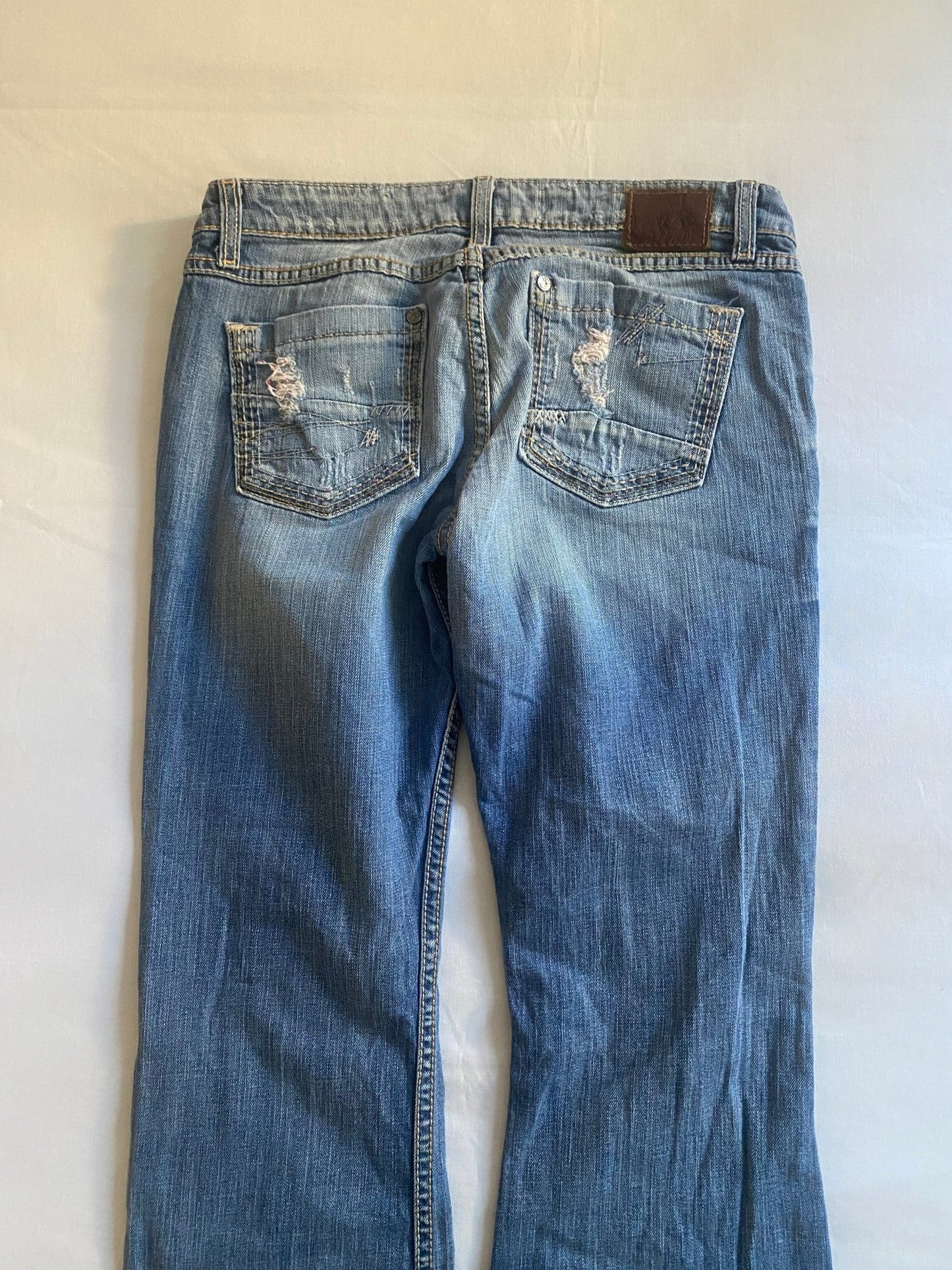 👖 Jeans Y2K BKE Denim – Flared – Made in Mexico – W29 L35.5 (≈ EU 38) - anbracaminte