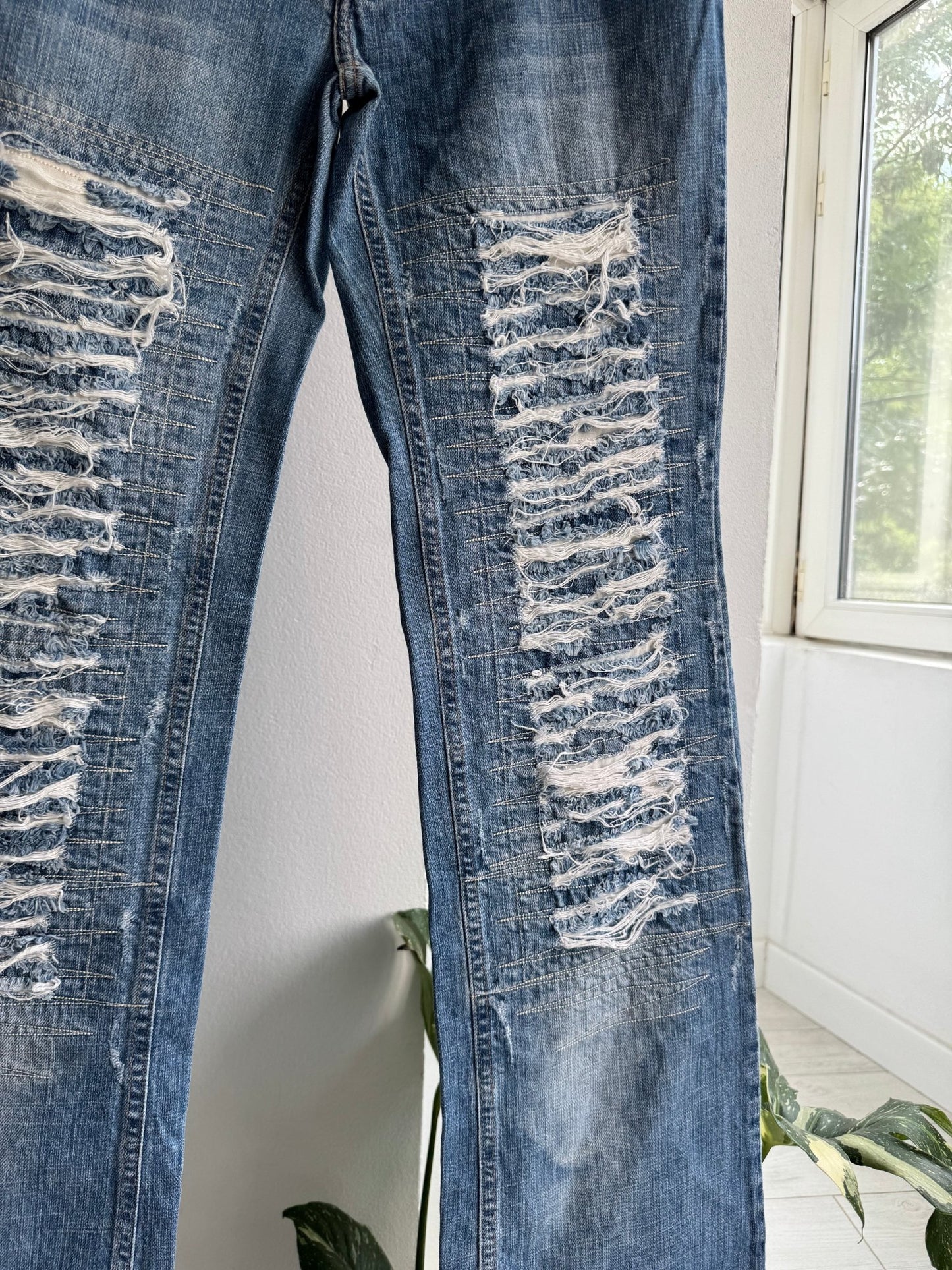 👖 Jeans Y2K Bootcut Low Rise – US 30 / IT 44 (L Damă) - anbracaminte