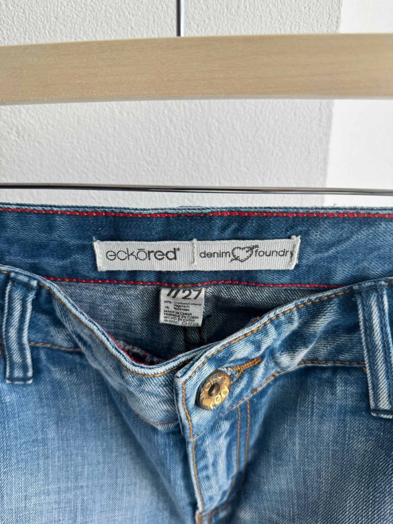 🦏 Jeans Y2K Ecko Unltd Baggy Printed – US 7 – Damă - anbracaminte