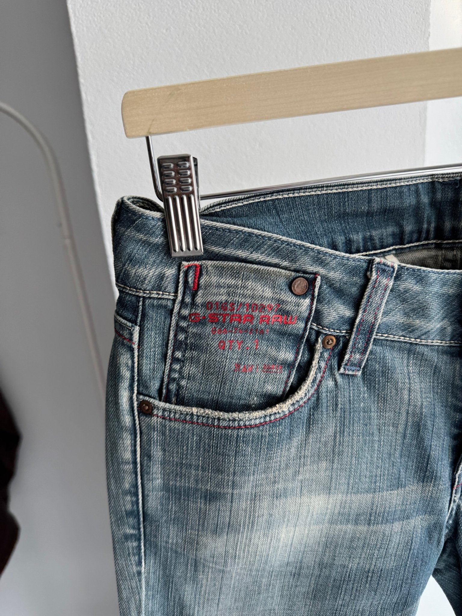👖 Jeans Y2K G-Star Raw Bootcut Damă – W28 x L34 – Made in Italy - anbracaminte