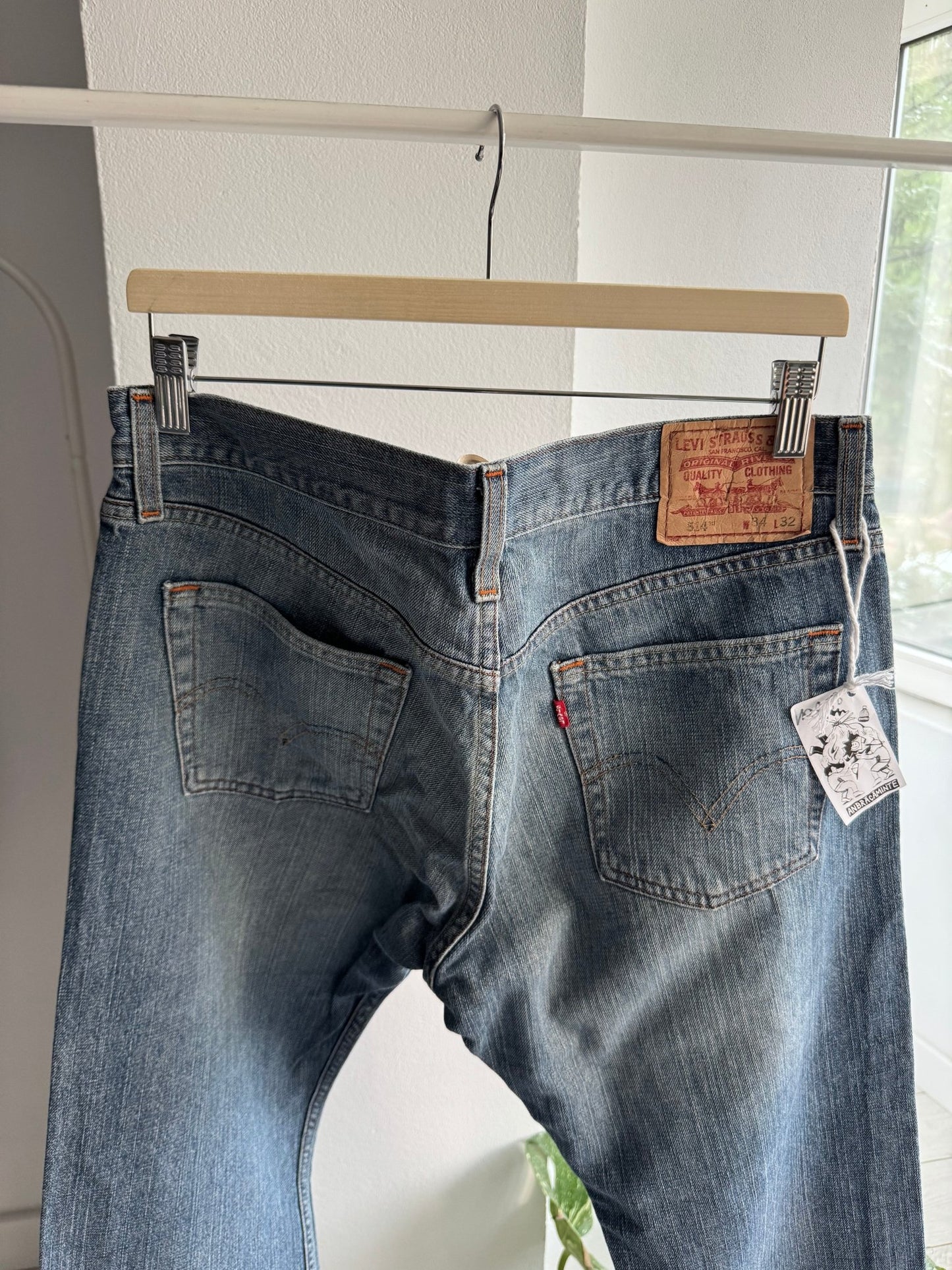 👖 Jeans Y2K Levi’s 514 Straight Fit – W34 x L32 - anbracaminte