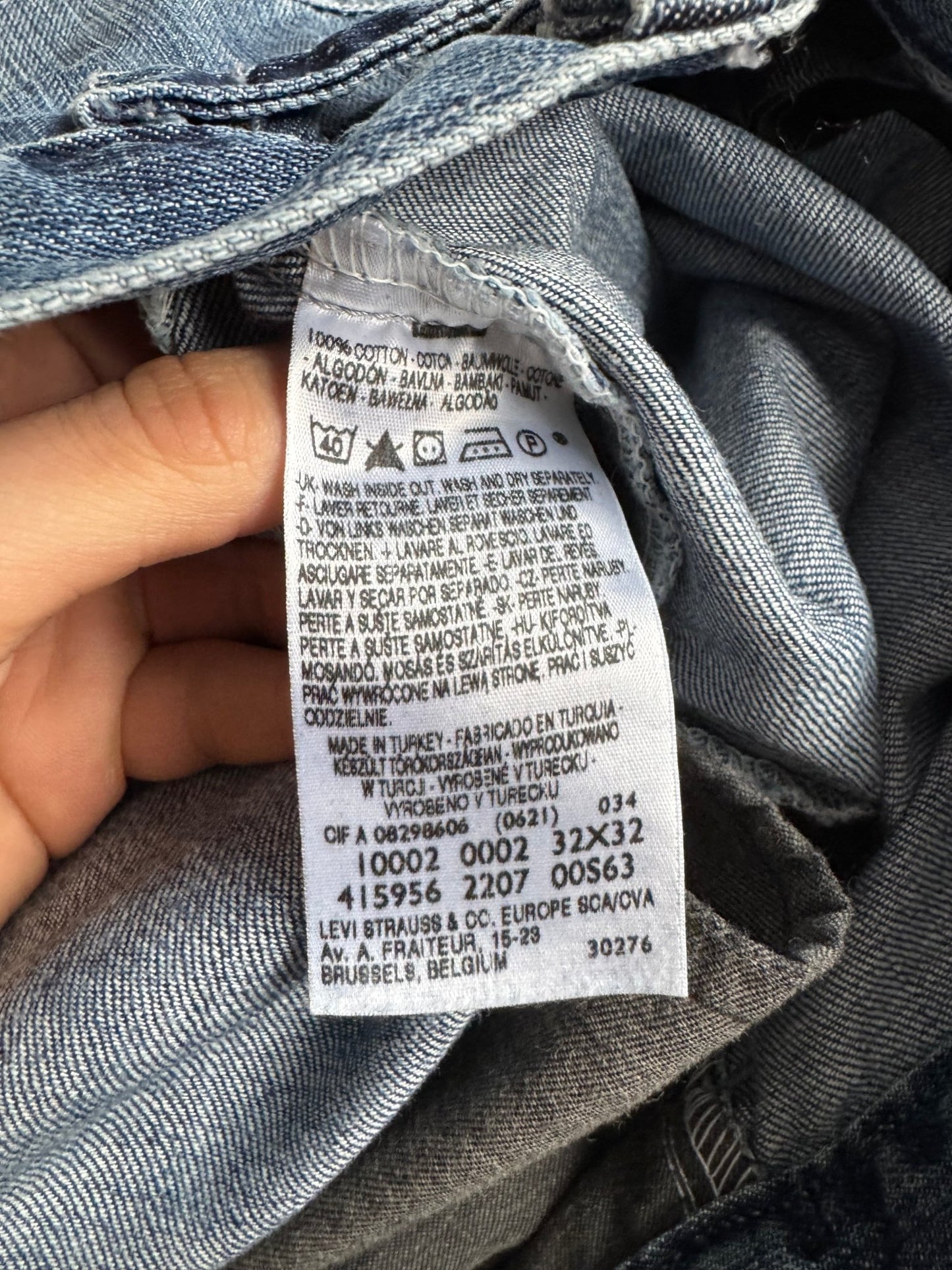 👖 Jeans Y2K Levi’s Engineered Buckleback – W32 / L32 - anbracaminte