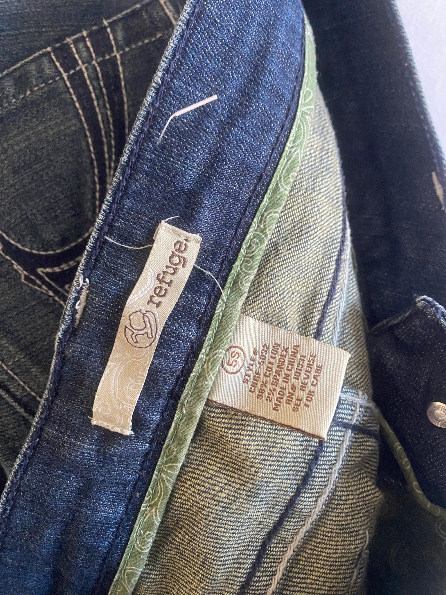 Jeans Y2K Refuge – Bootcut – Mărime US 5 (≈ EU 36–38) - anbracaminte