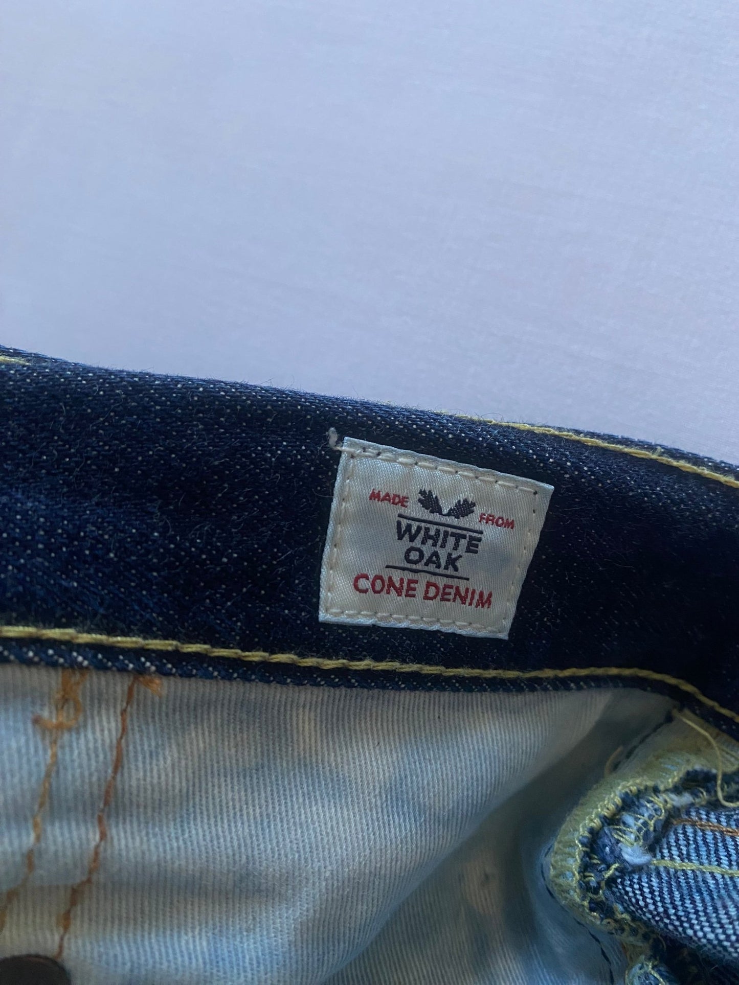 👖 Jeanși Tellason – Raw Selvedge Denim – Slim Straight – W34 – Made in USA - anbracaminte