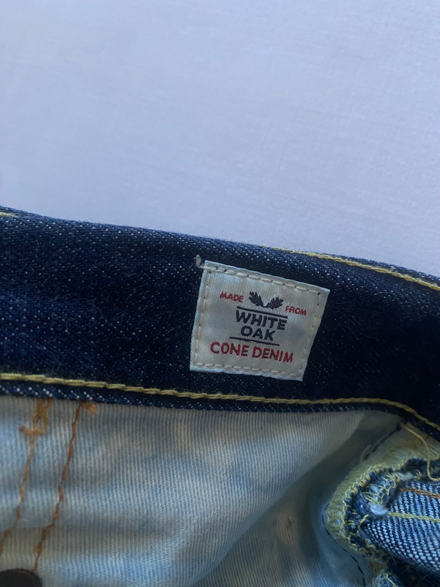 👖 Jeanși Tellason – Raw Selvedge Denim – Slim Straight – W34 – Made in USA - anbracaminte
