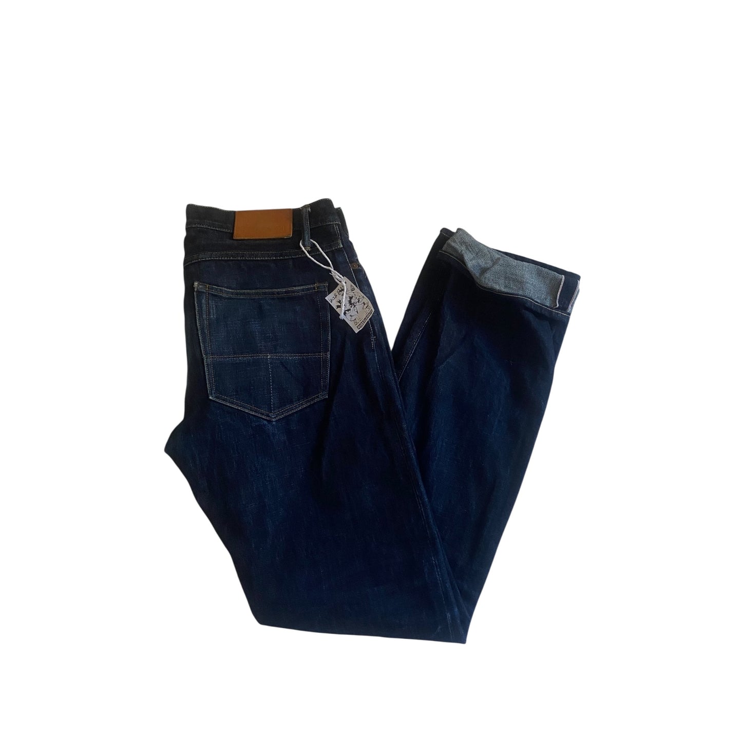 👖 Jeanși Tellason – Raw Selvedge Denim – Slim Straight – W34 – Made in USA - anbracaminte