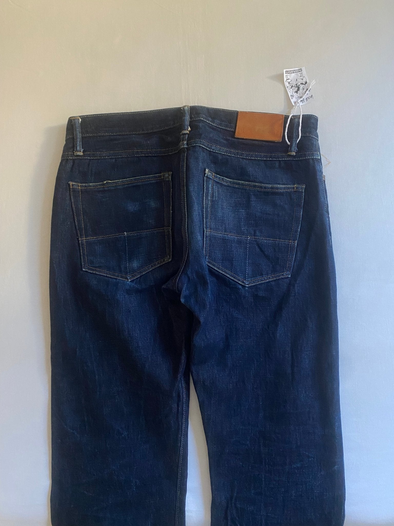 👖 Jeanși Tellason – Raw Selvedge Denim – Slim Straight – W34 – Made in USA - anbracaminte