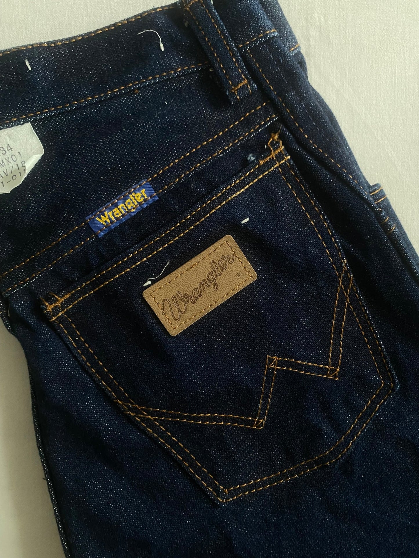 👖 Jeanși Wrangler Vintage ’80s Deadstock – Made in Malta – W27 x L34 - anbracaminte
