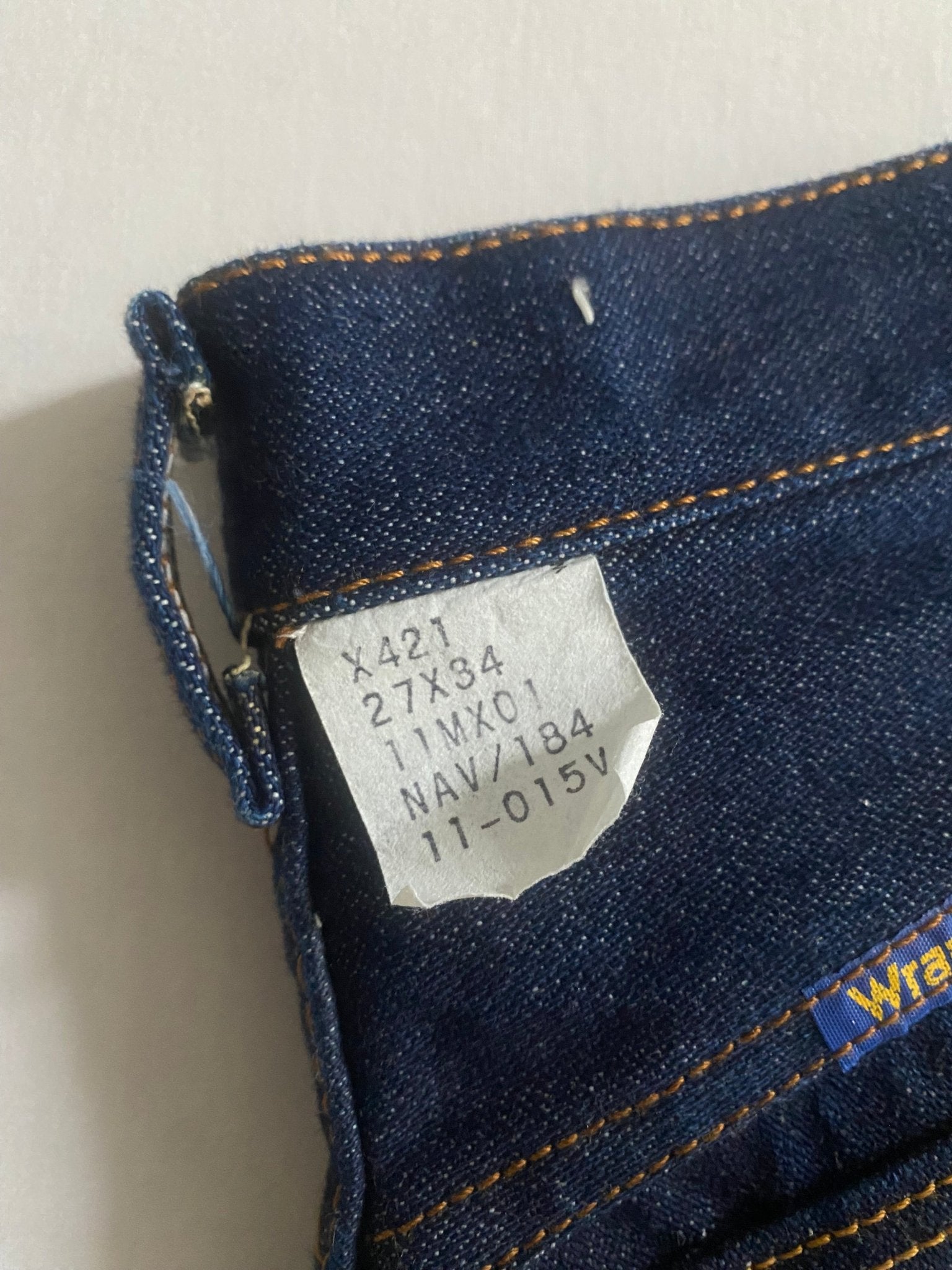👖 Jeanși Wrangler Vintage ’80s Deadstock – Made in Malta – W27 x L34 - anbracaminte