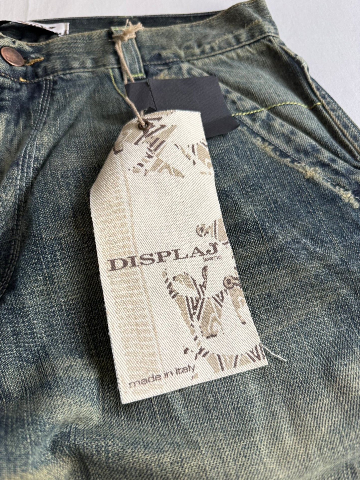 👖 Jeansi Y2K Deadstock Baggy Made in Italy – Sandy Wash (Mărimi 44 / 48 / 50) - anbracaminte