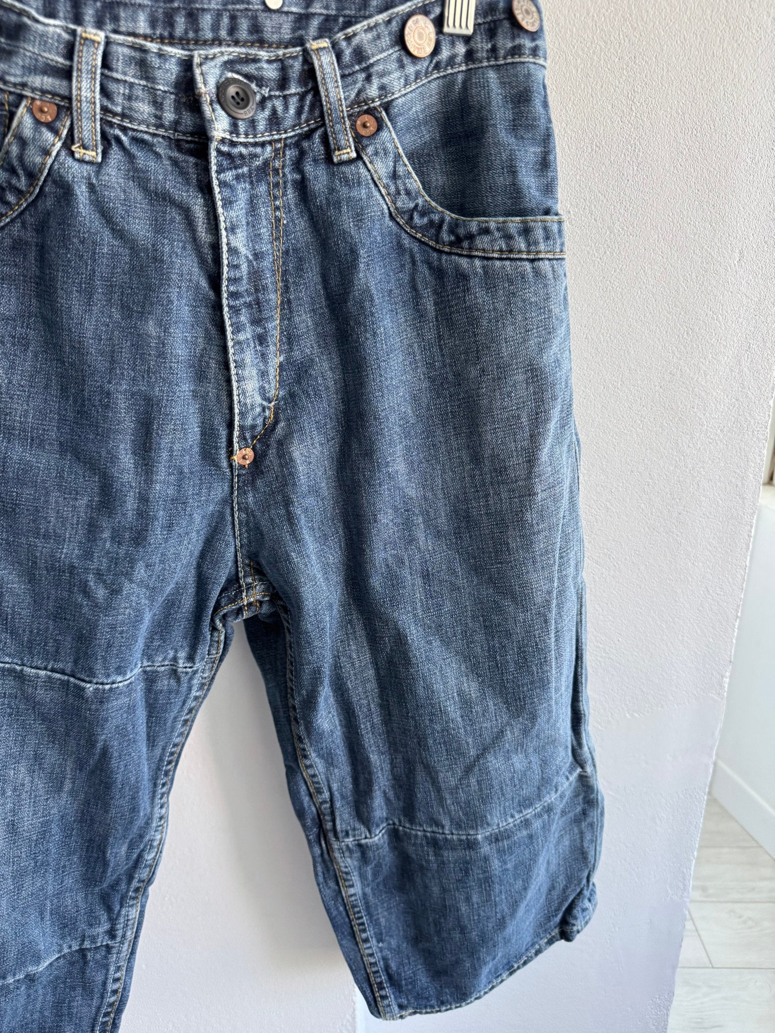 👖 Jorts Y2K Levi’s 3/4 cu Buckle Back – S - anbracaminte