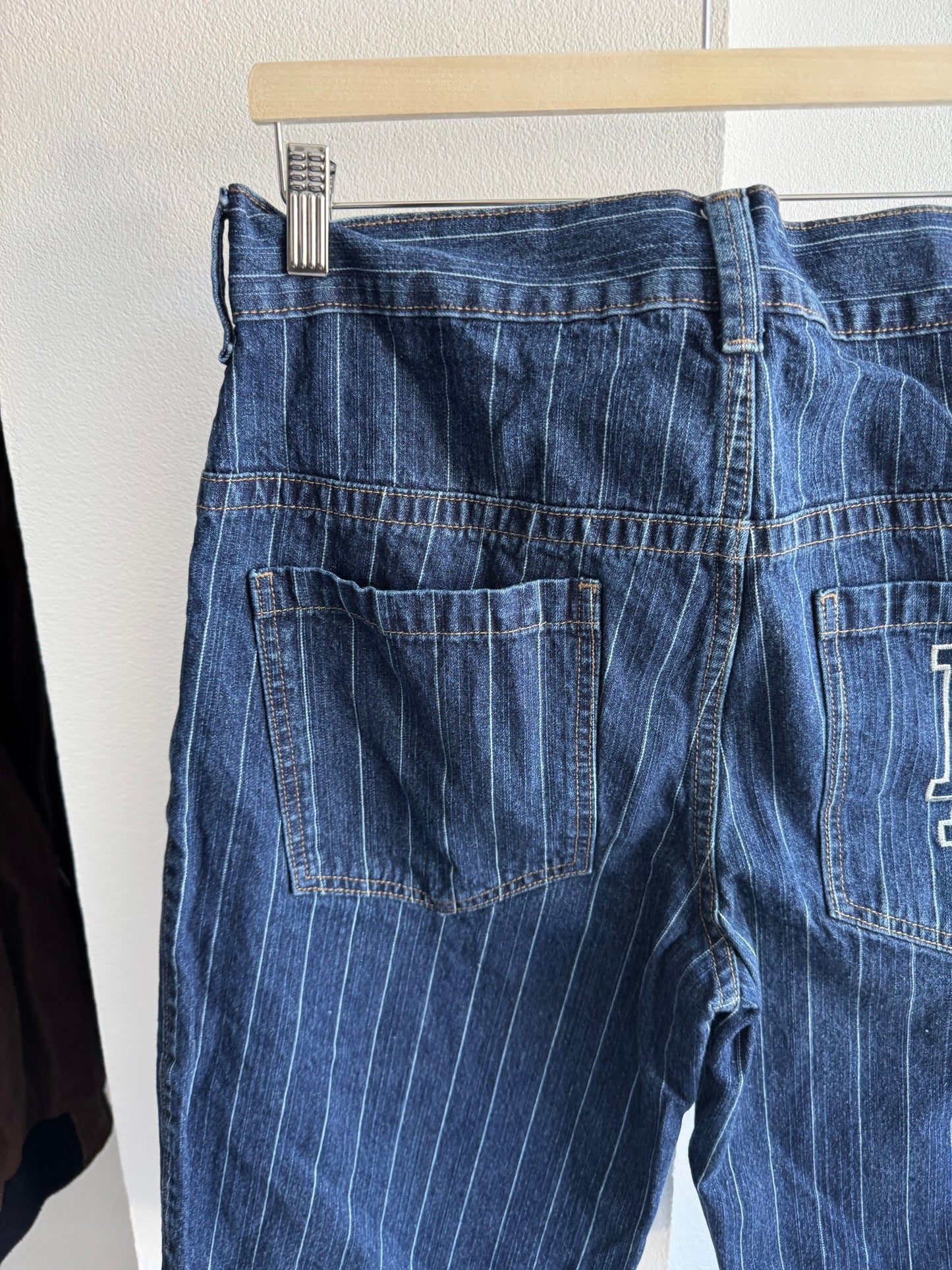 ⚾ Jorts Y2K Los Angeles Dodgers Brodați – Baggy Fit – M - anbracaminte