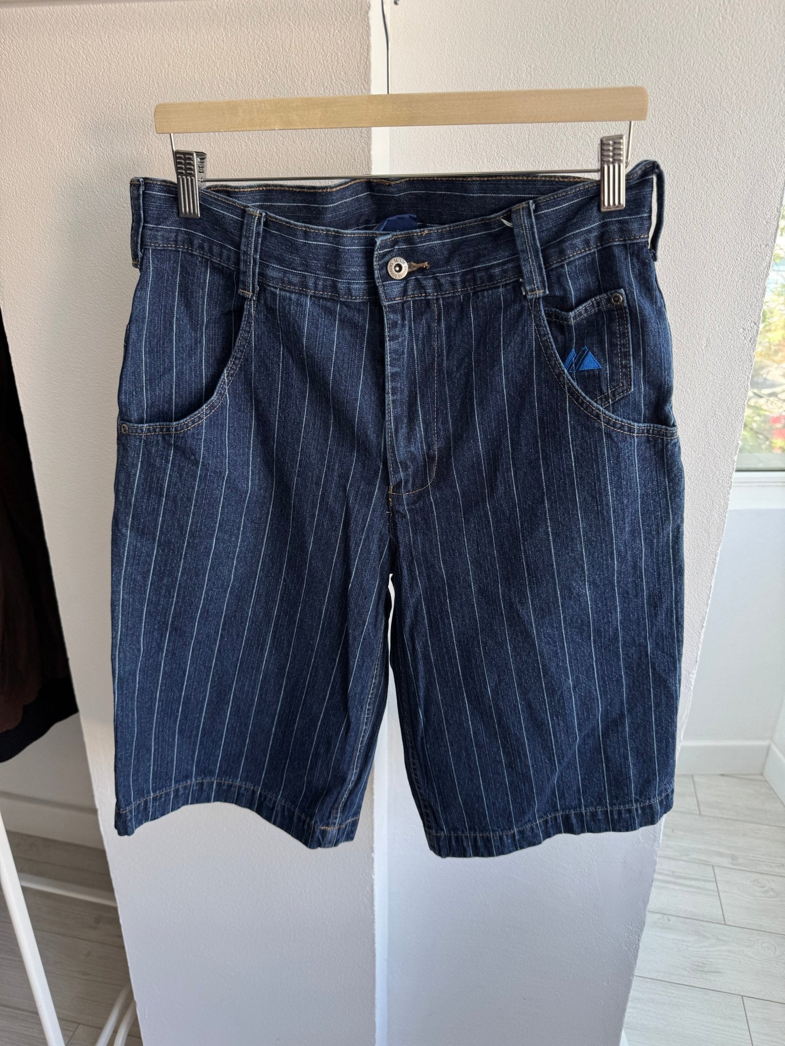 ⚾ Jorts Y2K Los Angeles Dodgers Brodați – Baggy Fit – M - anbracaminte