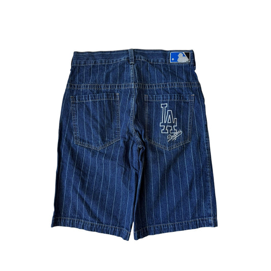 ⚾ Jorts Y2K Los Angeles Dodgers Brodați – Baggy Fit – M - anbracaminte