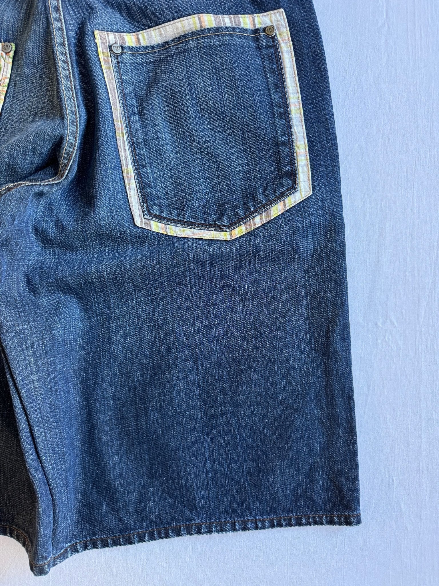 🎧 Jorts Y2K Pelle Pelle Baggy cu Broderie – US 36 - anbracaminte