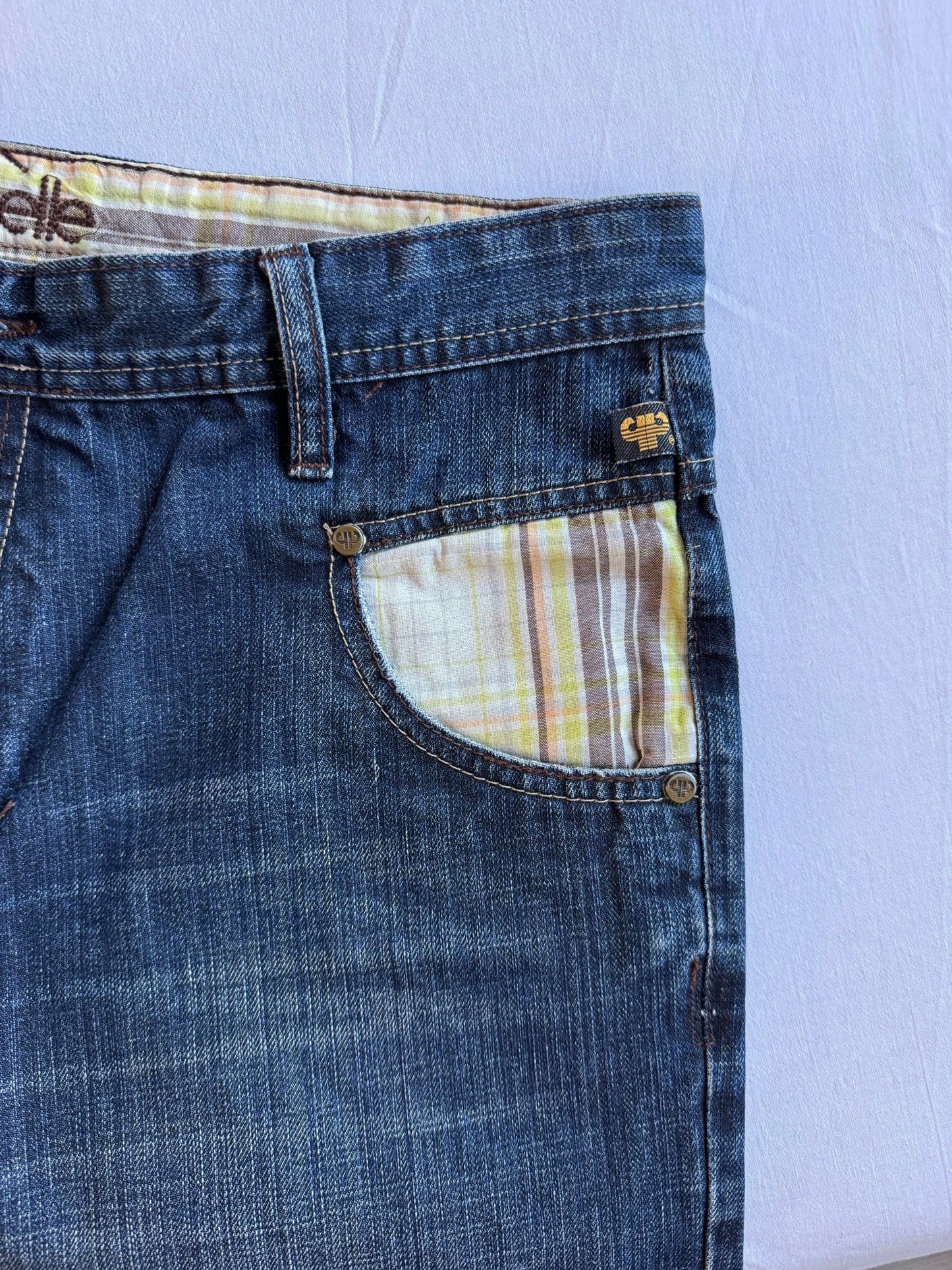 🎧 Jorts Y2K Pelle Pelle Baggy cu Broderie – US 36 - anbracaminte