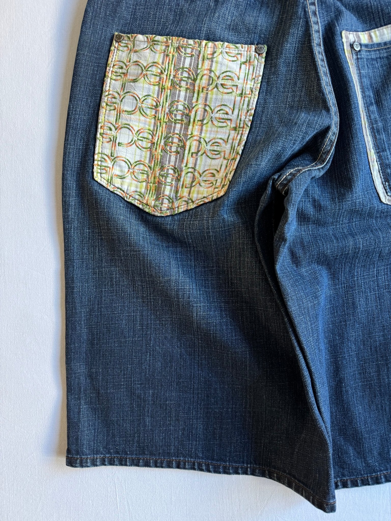 🎧 Jorts Y2K Pelle Pelle Baggy cu Broderie – US 36 - anbracaminte