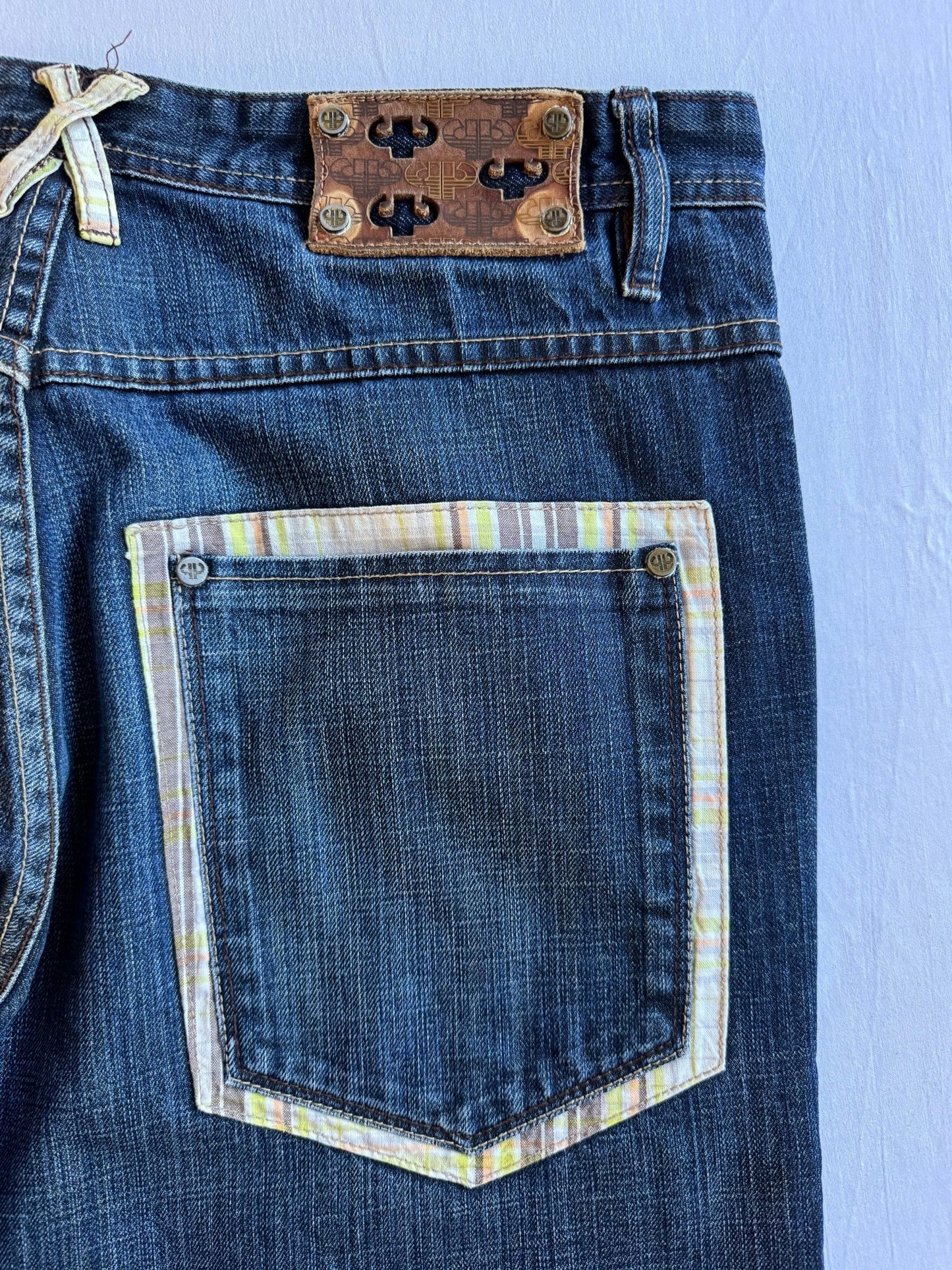 🎧 Jorts Y2K Pelle Pelle Baggy cu Broderie – US 36 - anbracaminte