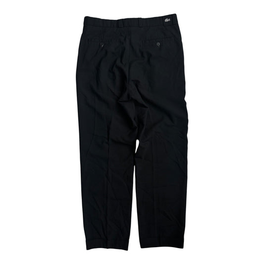 Lacoste Pantaloni Lână Negri Vintage Bărbați | US 32 - anbracaminte