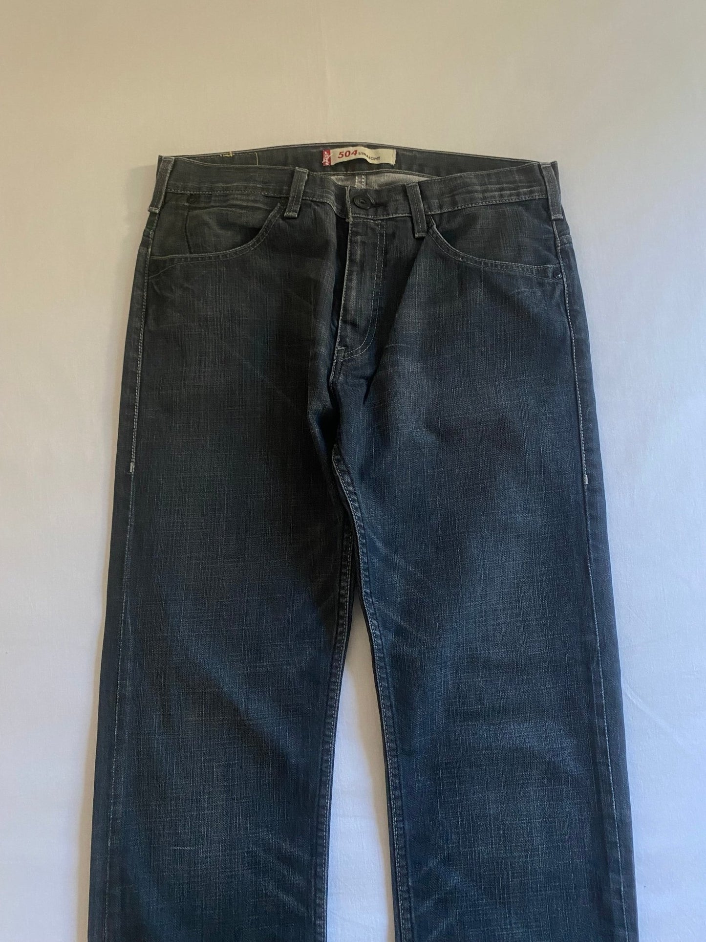 Levi's 504 Straight Fit Jeans - anbracaminte