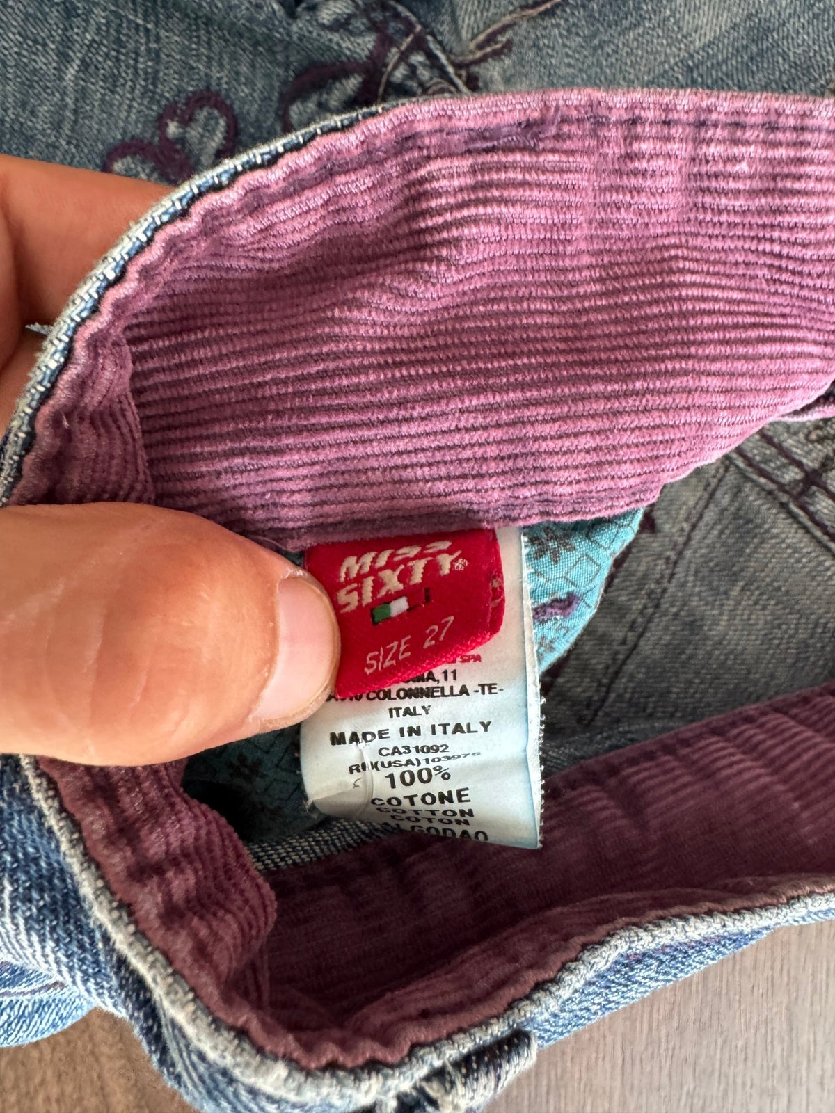👖 Miss Sixty Capri Jeans Y2K – Made in Italy, Talie Joasă, Mărime US 27 - anbracaminte