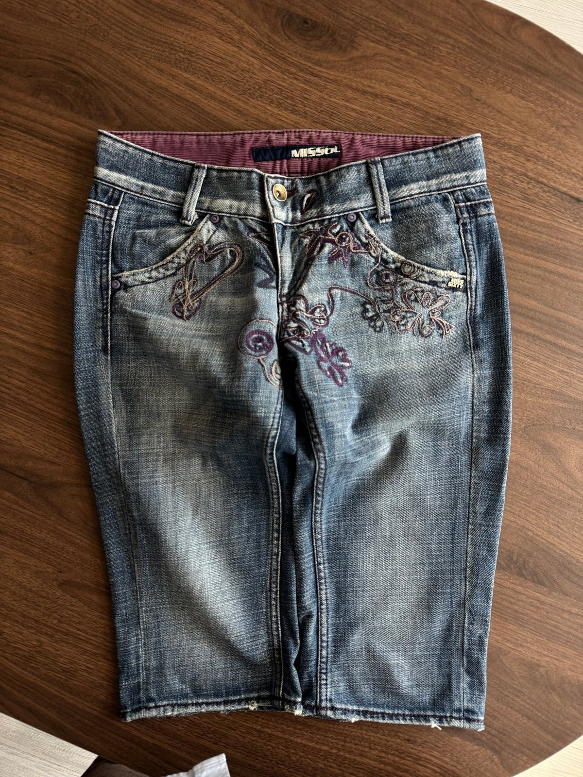 👖 Miss Sixty Capri Jeans Y2K – Made in Italy, Talie Joasă, Mărime US 27 - anbracaminte