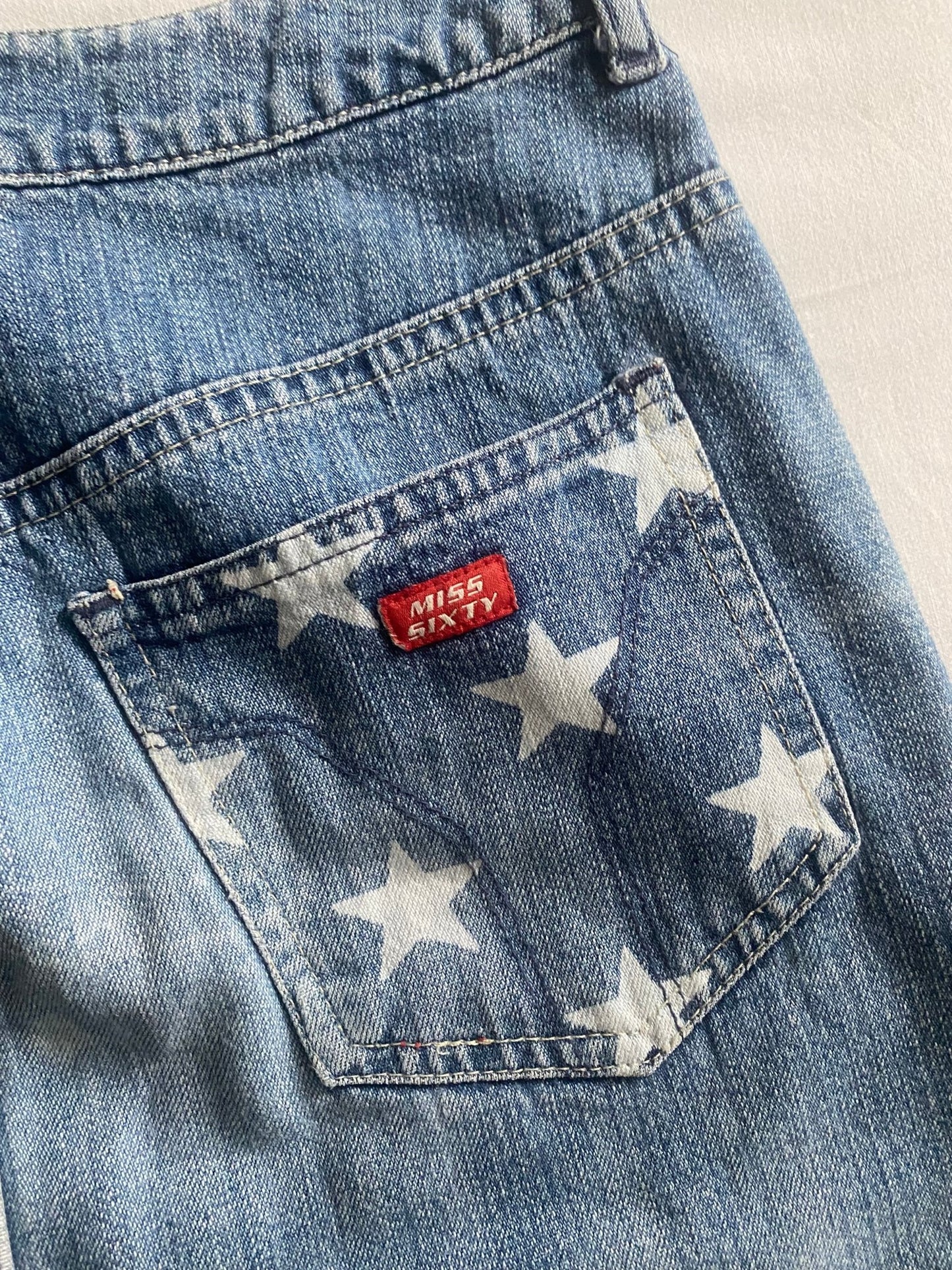 Miss Sixty Y2K – Fustă Mini din Denim Albastru - anbracaminte