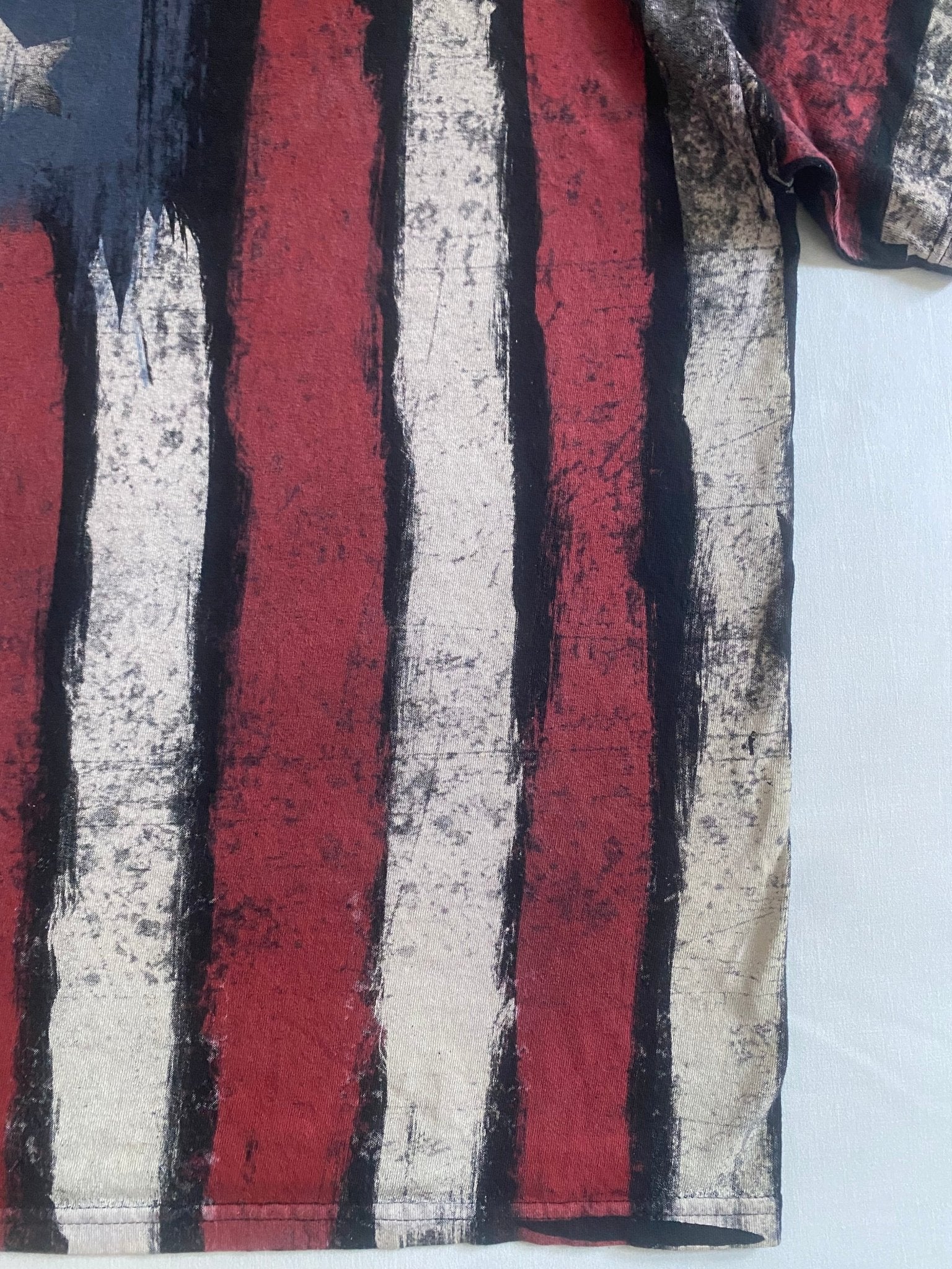🇺🇸 ODM USA Flag Printed Tee – Mărimea M - anbracaminte