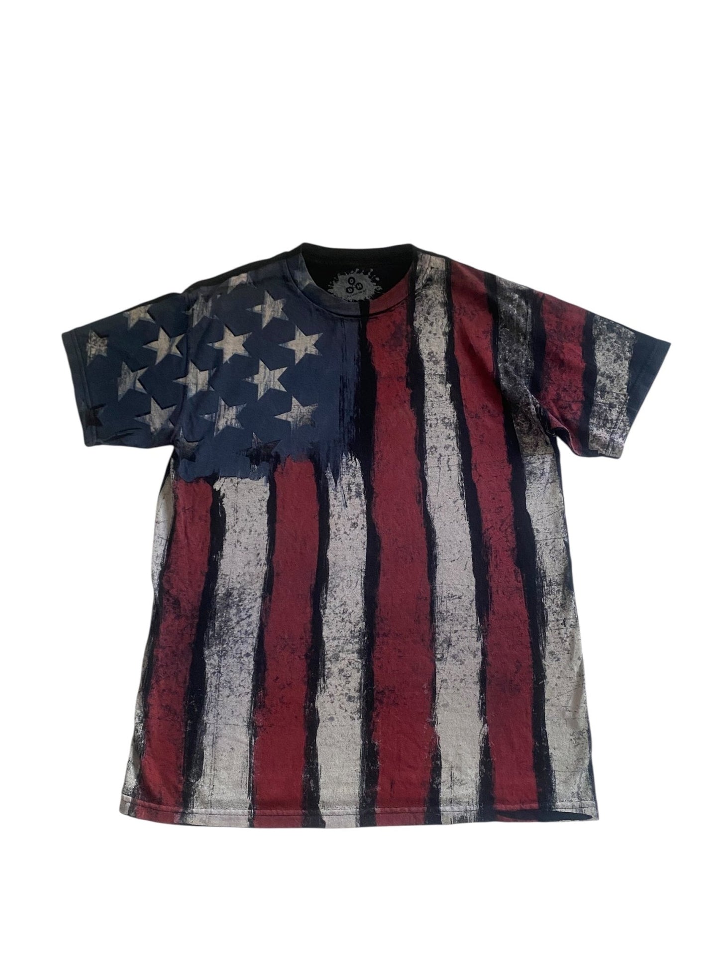 🇺🇸 ODM USA Flag Printed Tee – Mărimea M - anbracaminte