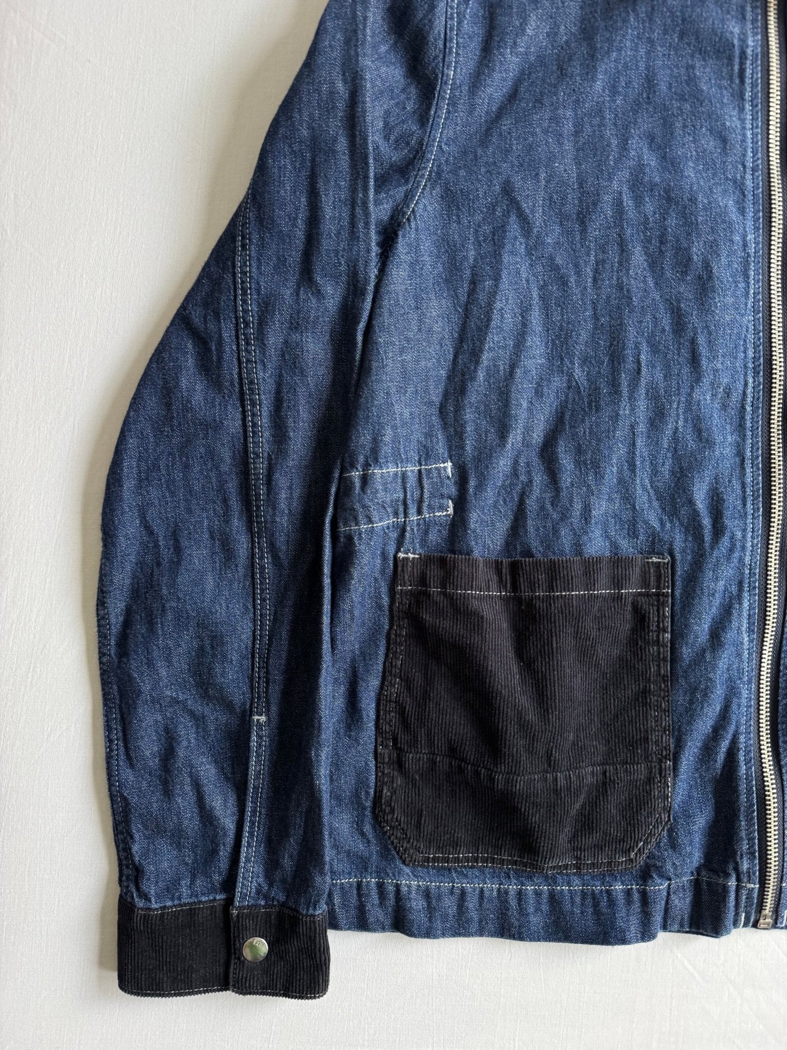 👖 Overshirt G - Star Raw din Denim cu Guler din Catifea – Mărime S Femei - anbracaminte