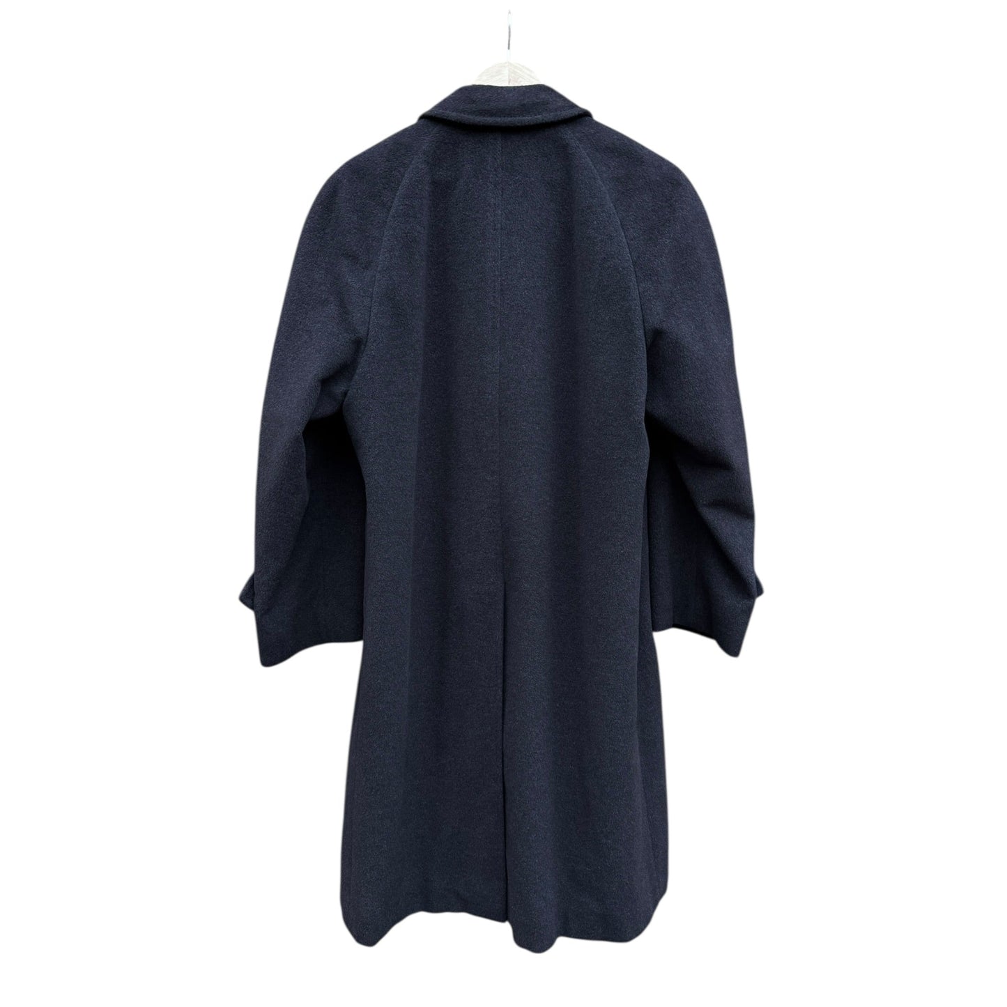 🧥 Palton Vintage Bărbați Gri Închis din Lână, Angora și Cashgora – EU 46 (S / M) - anbracaminte