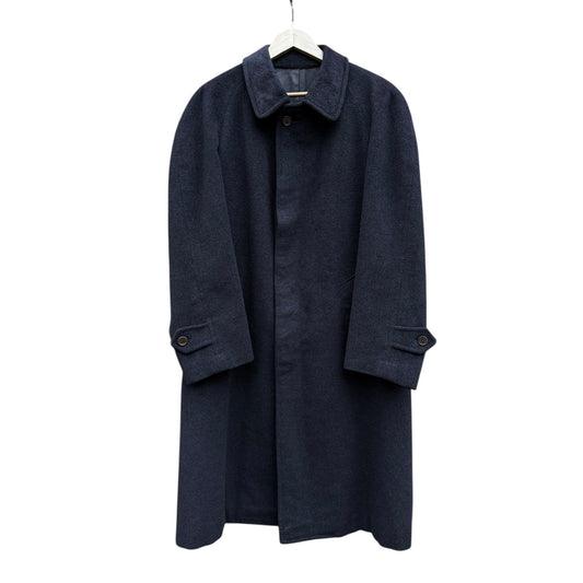 🧥 Palton Vintage Bărbați Gri Închis din Lână, Angora și Cashgora – EU 46 (S / M) - anbracaminte