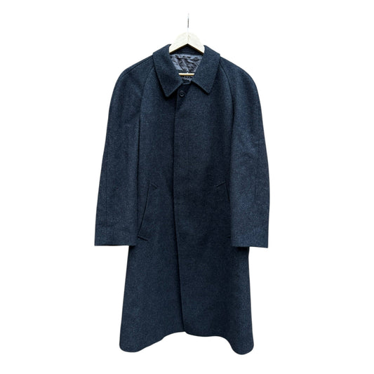 🧥 Palton Vintage Bărbați Gri Închis din Lână Virgină – Marimea L - anbracaminte