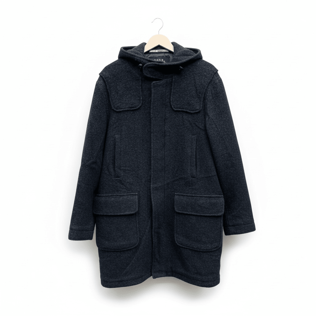 🧥 Palton Vintage Bărbați Henry Cotton’s din Lână cu Glugă – M / L - anbracaminte